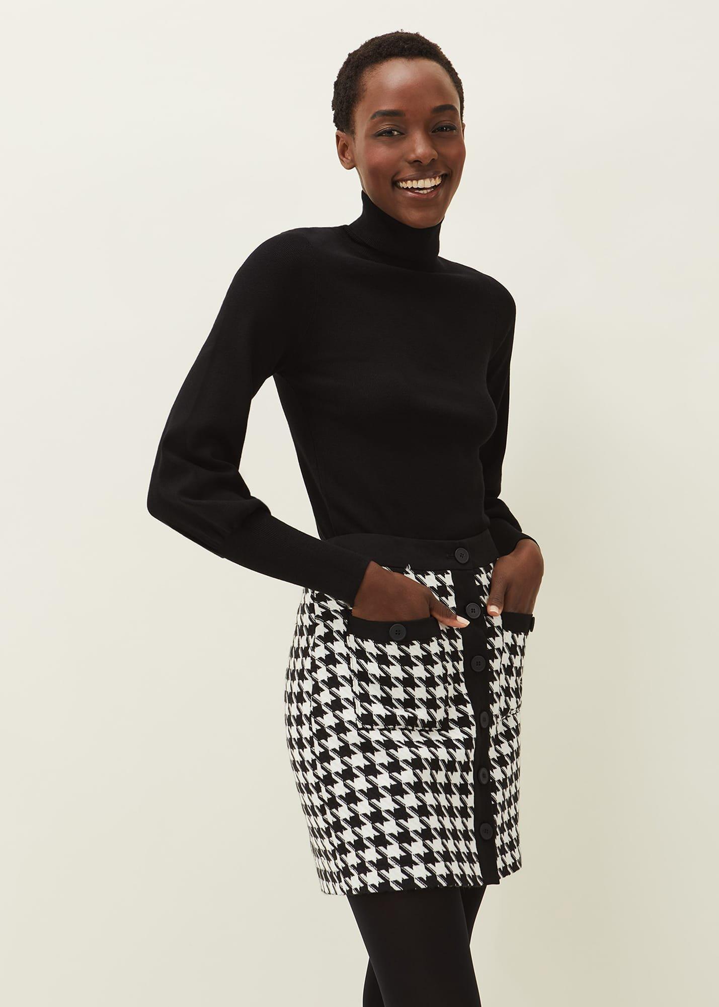 Gwyneth Balloon Sleeve Fine Knit Jumper
