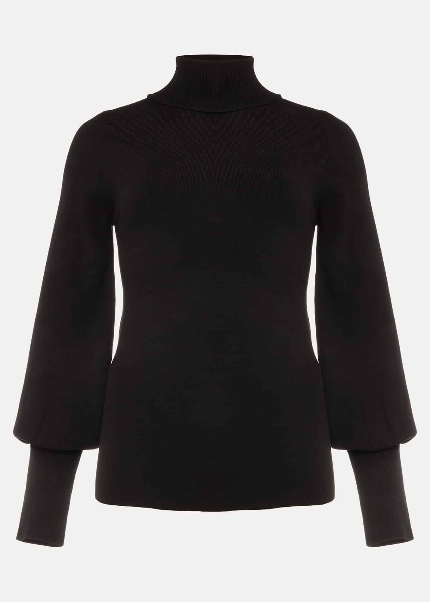 Gwyneth Balloon Sleeve Fine Knit Jumper