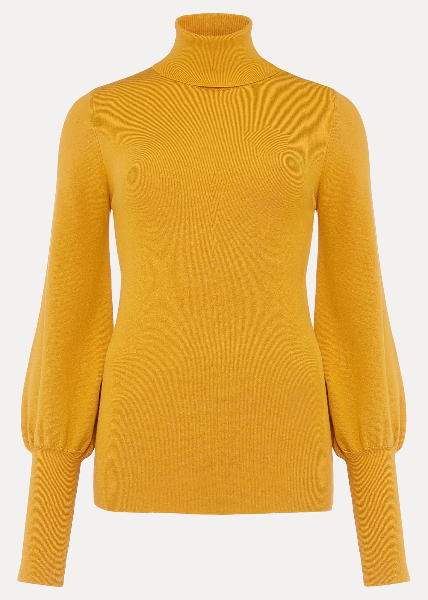 Gwyneth Balloon Sleeve Fine Knit Jumper
