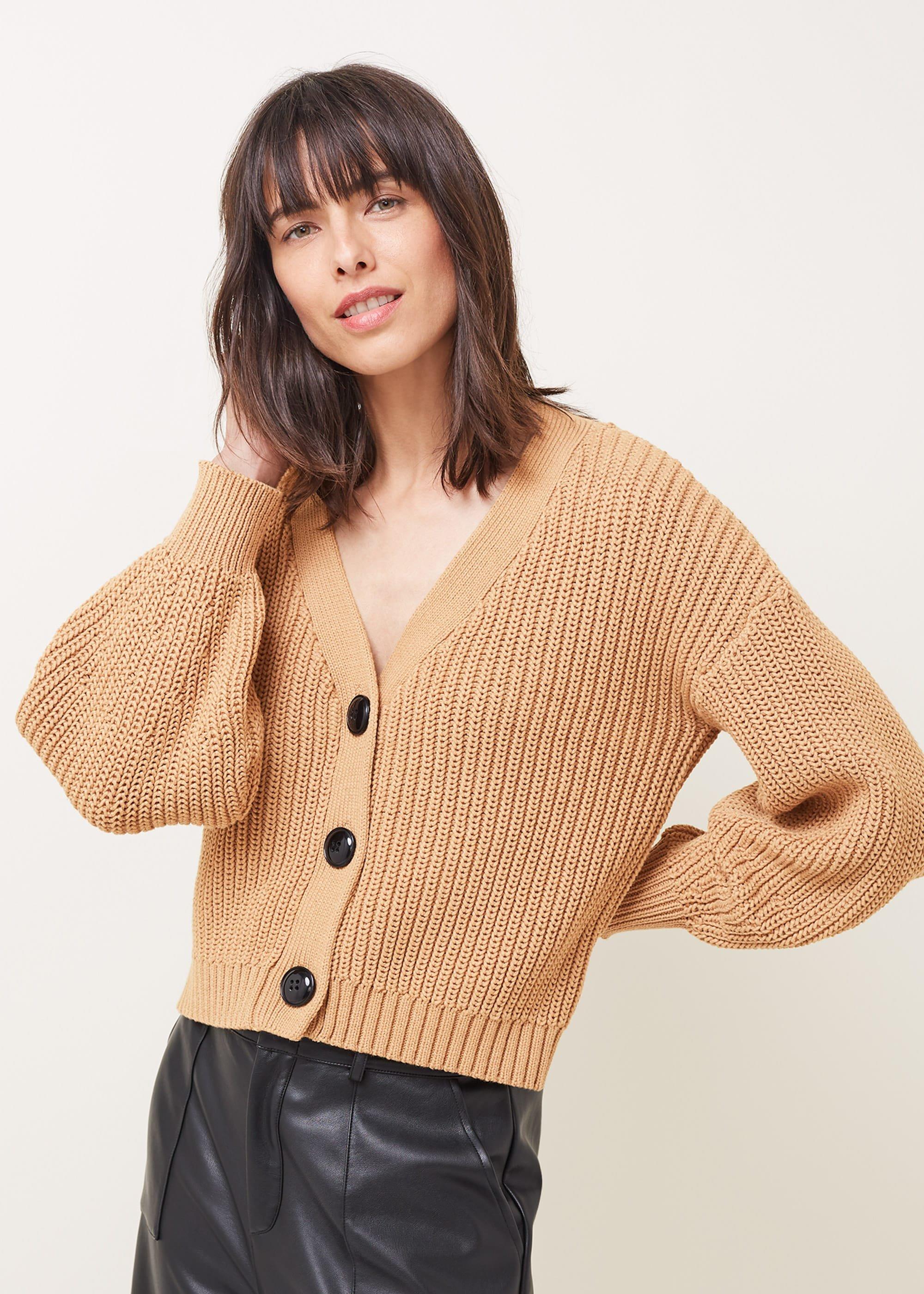 Vika Short Chunky Knit Cardigan