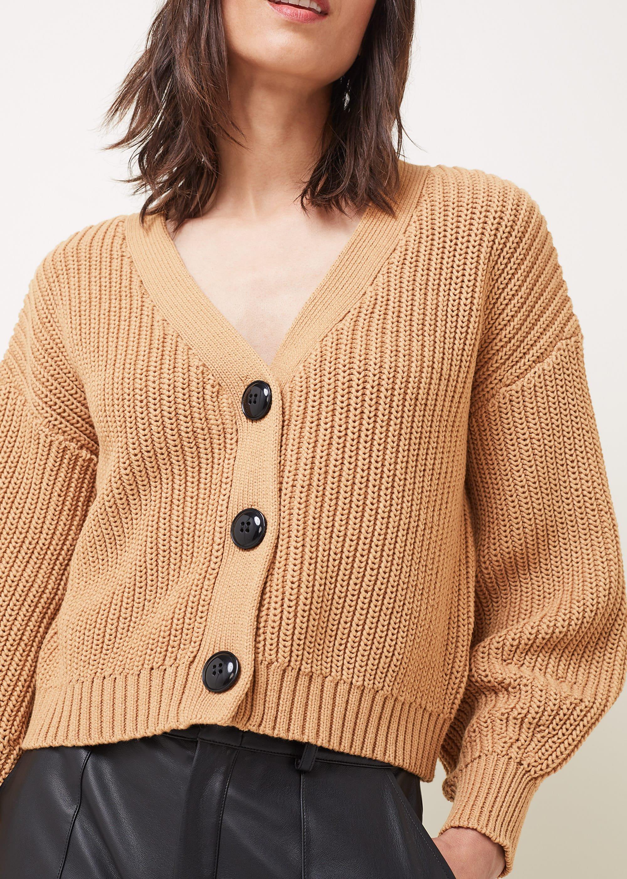 Vika Short Chunky Knit Cardigan