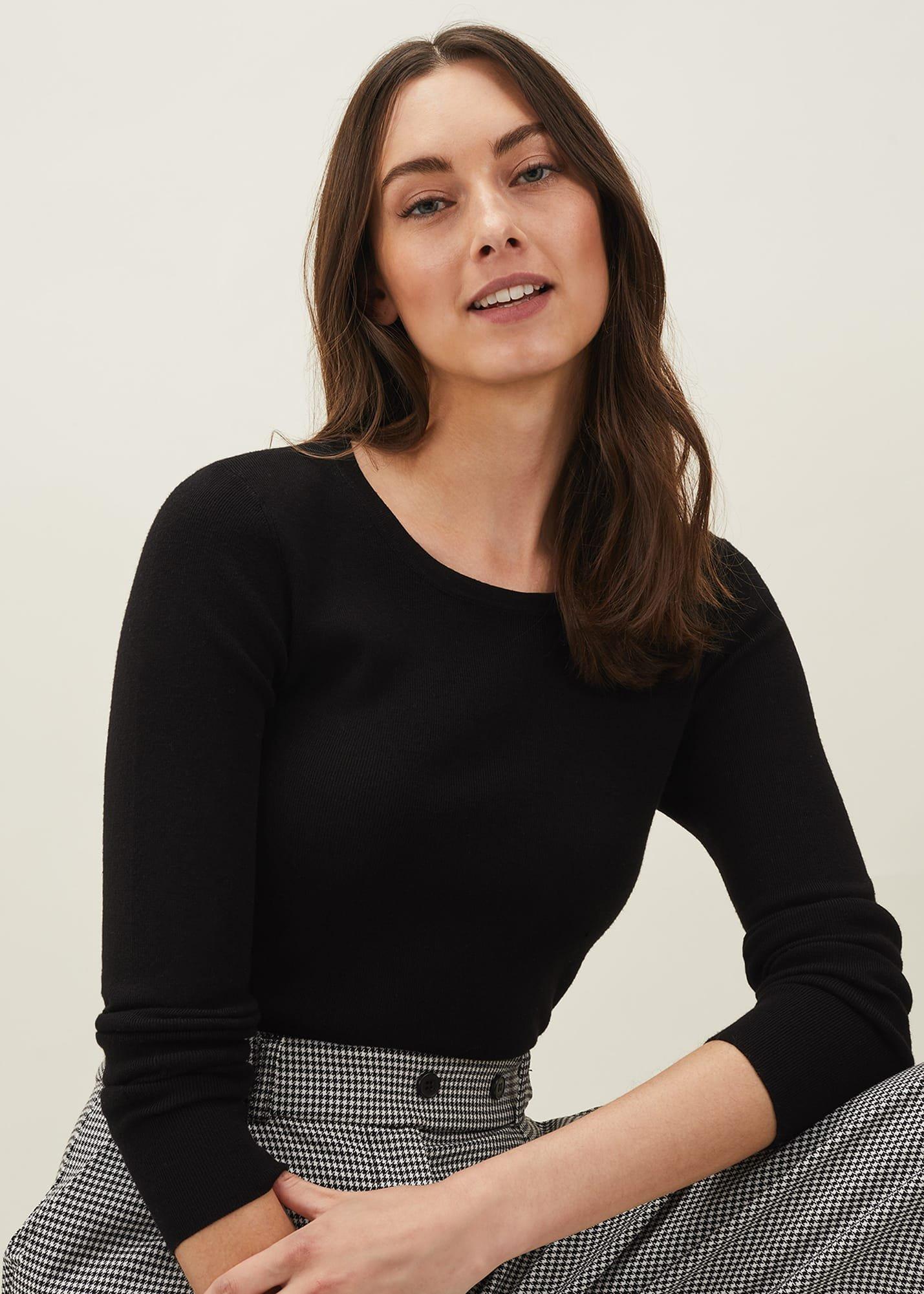Molla Crew Neck Fine Knit Jumper