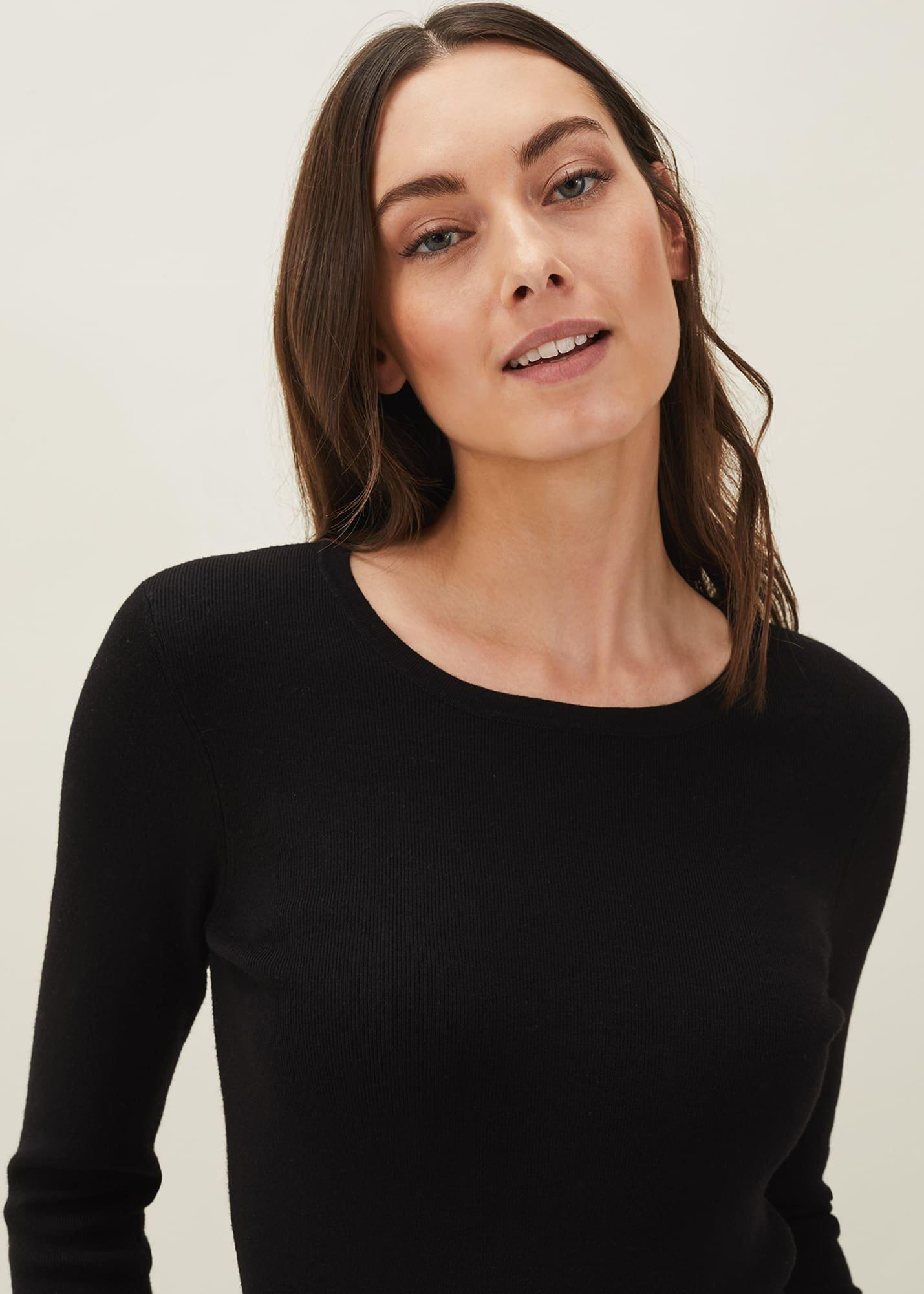 Molla Crew Neck Fine Knit Jumper