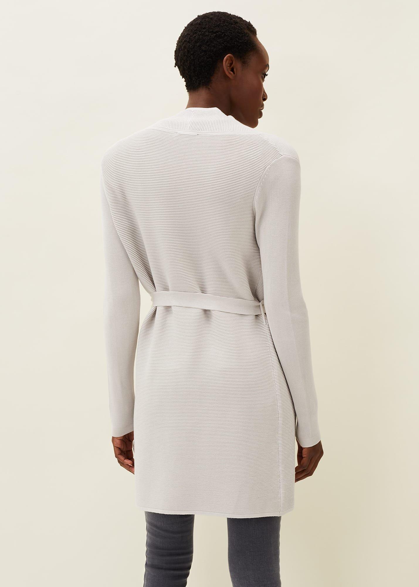 Sophin Knitted Wrap Longline Cardigan