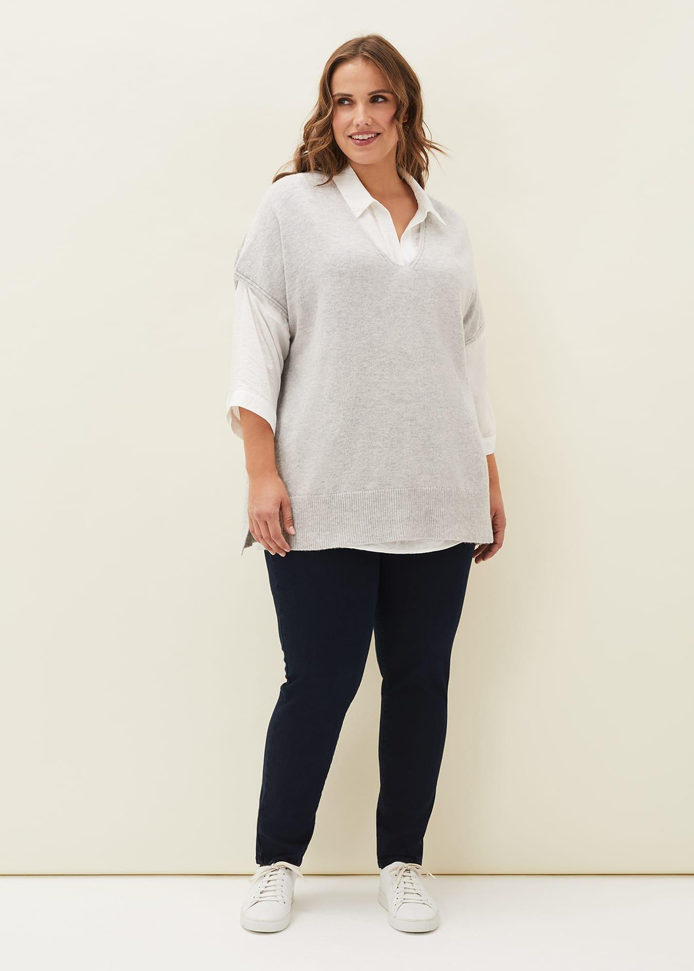 Safin V Neck Wool Blend Knitted Vest