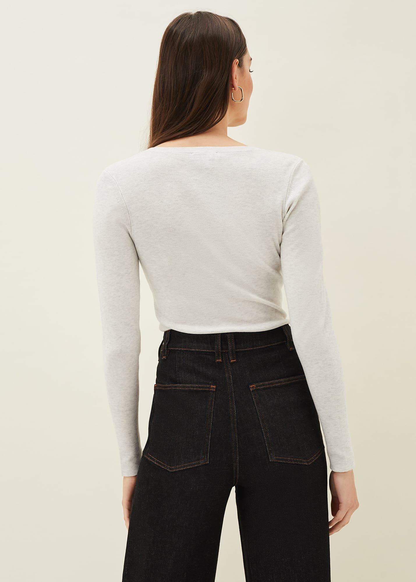 Molla Square Neck Knit Jumper