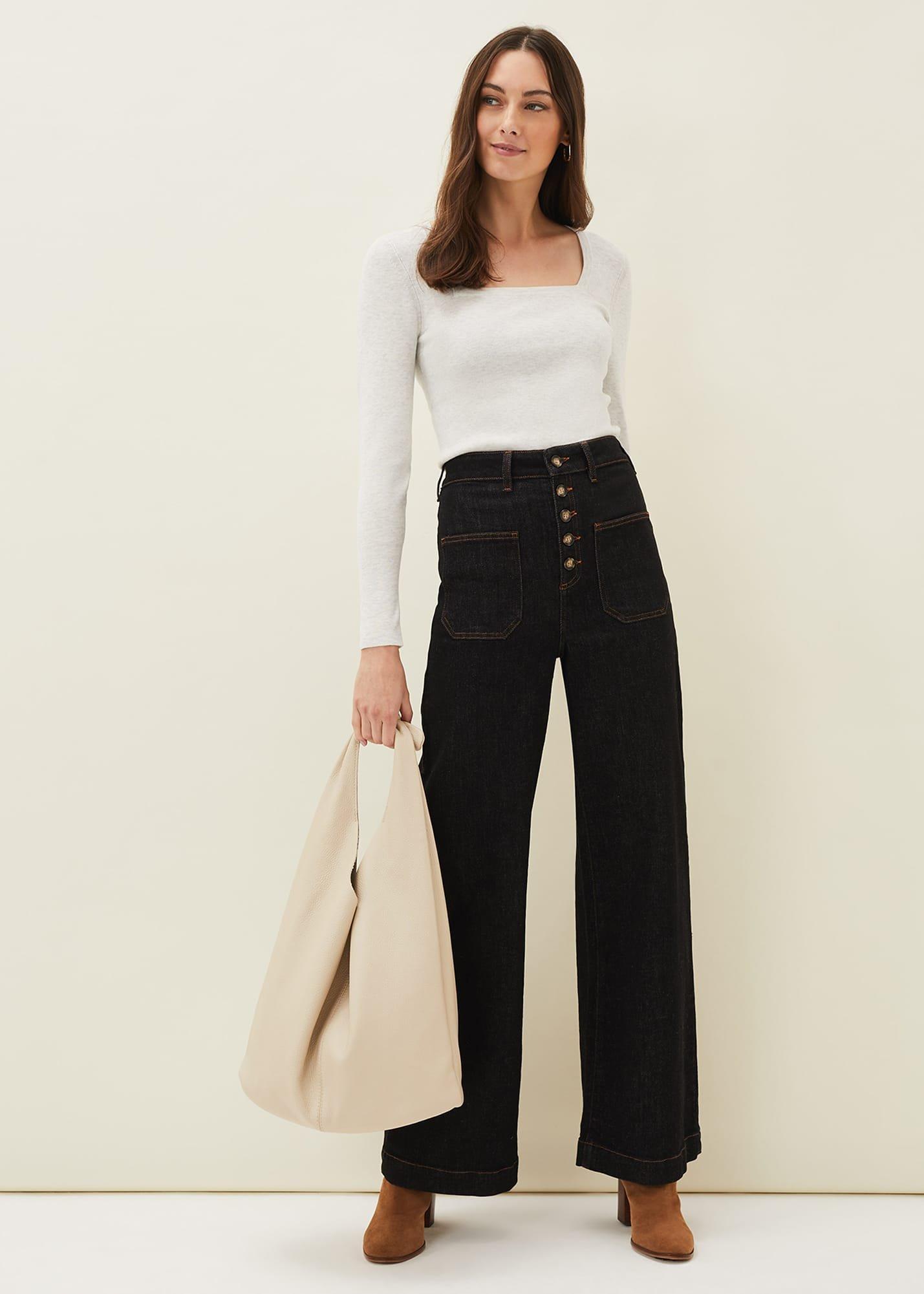 Molla Square Neck Knit Jumper