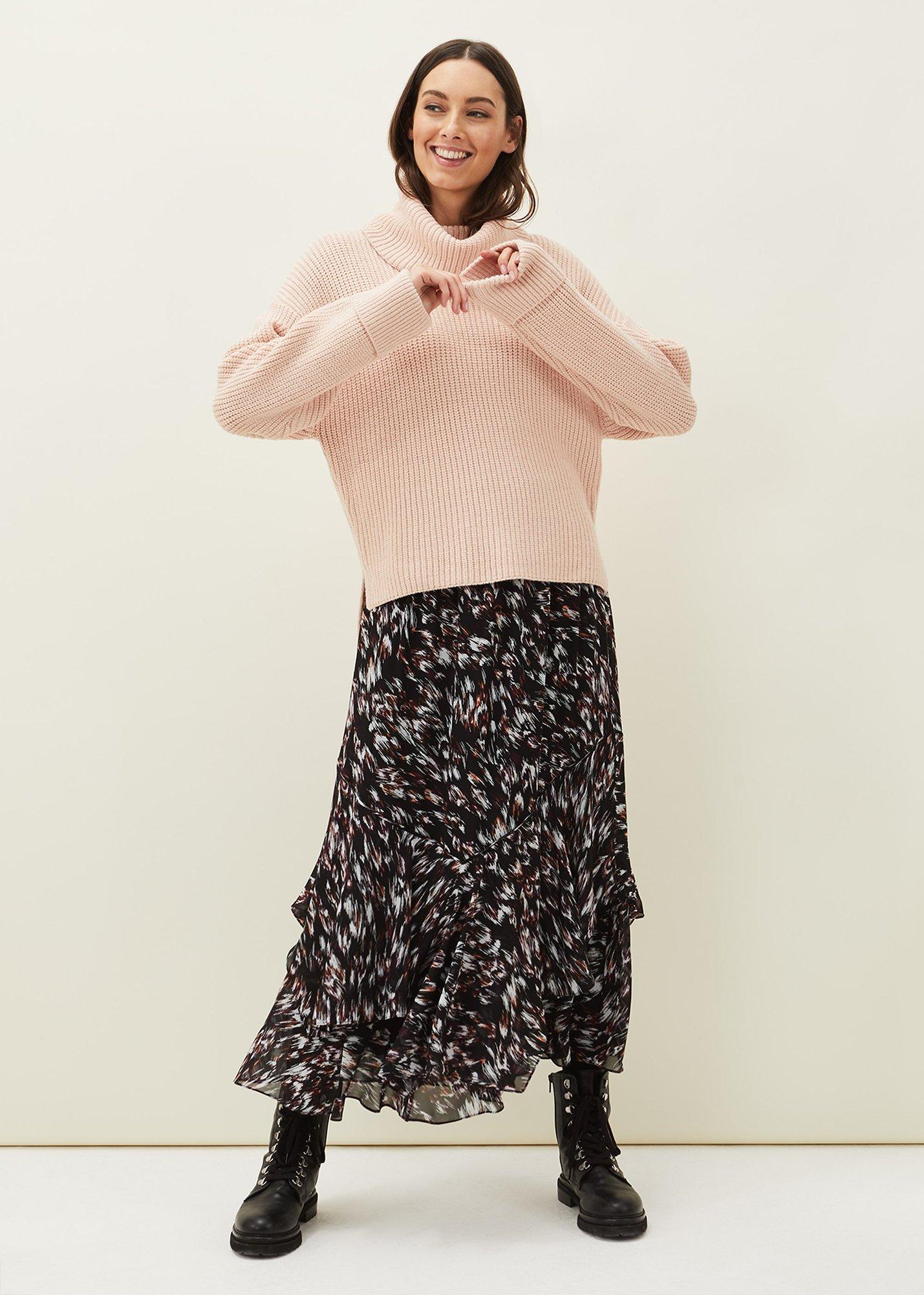 Karine Chunky Roll Neck Jumper