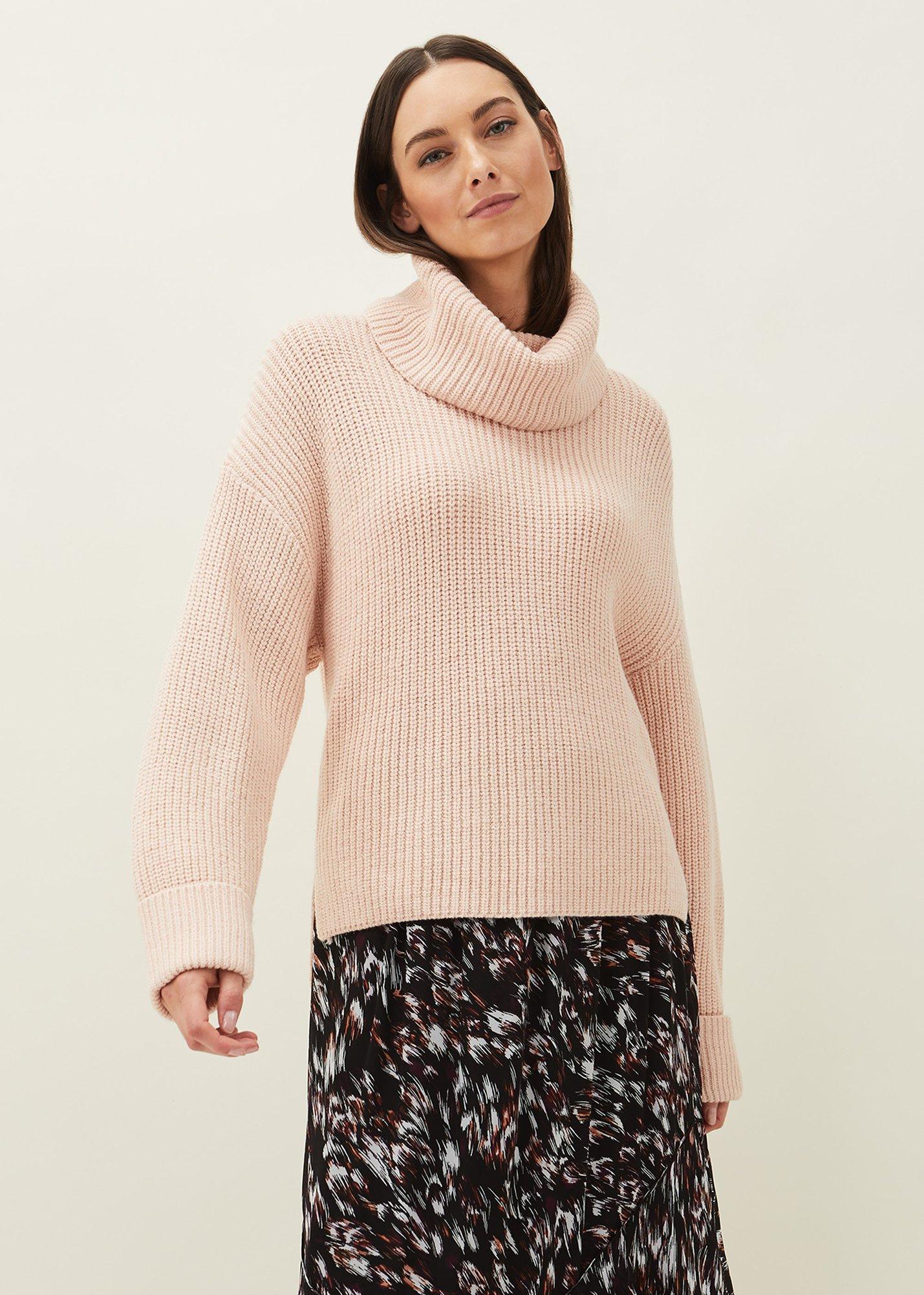 Karine Chunky Roll Neck Jumper