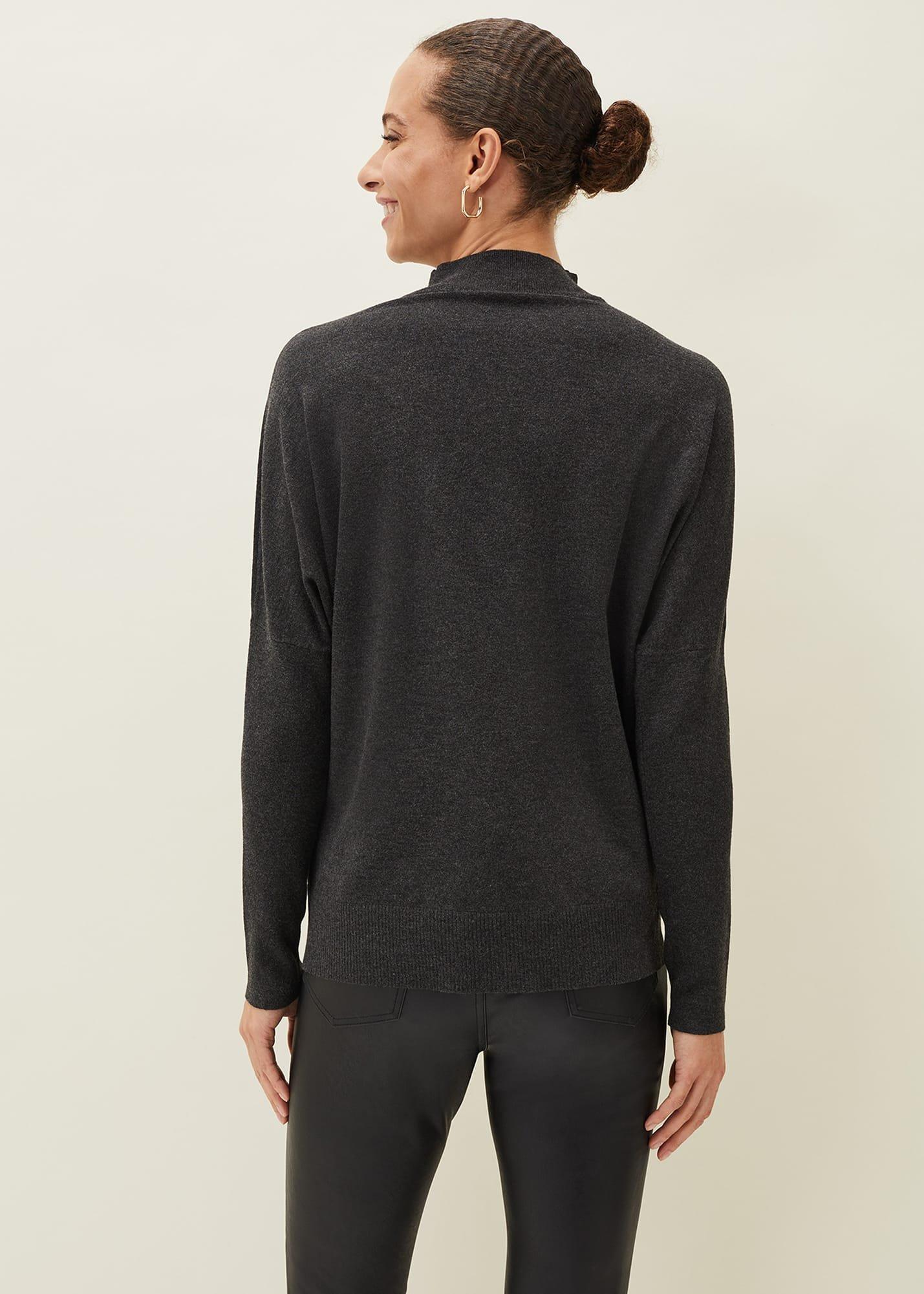 Skylar Roll Neck Zip Hem Jumper