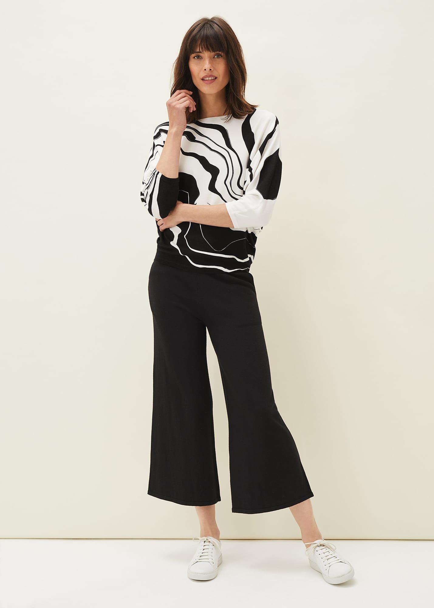 Rally Swirl Print Knit Jumper
