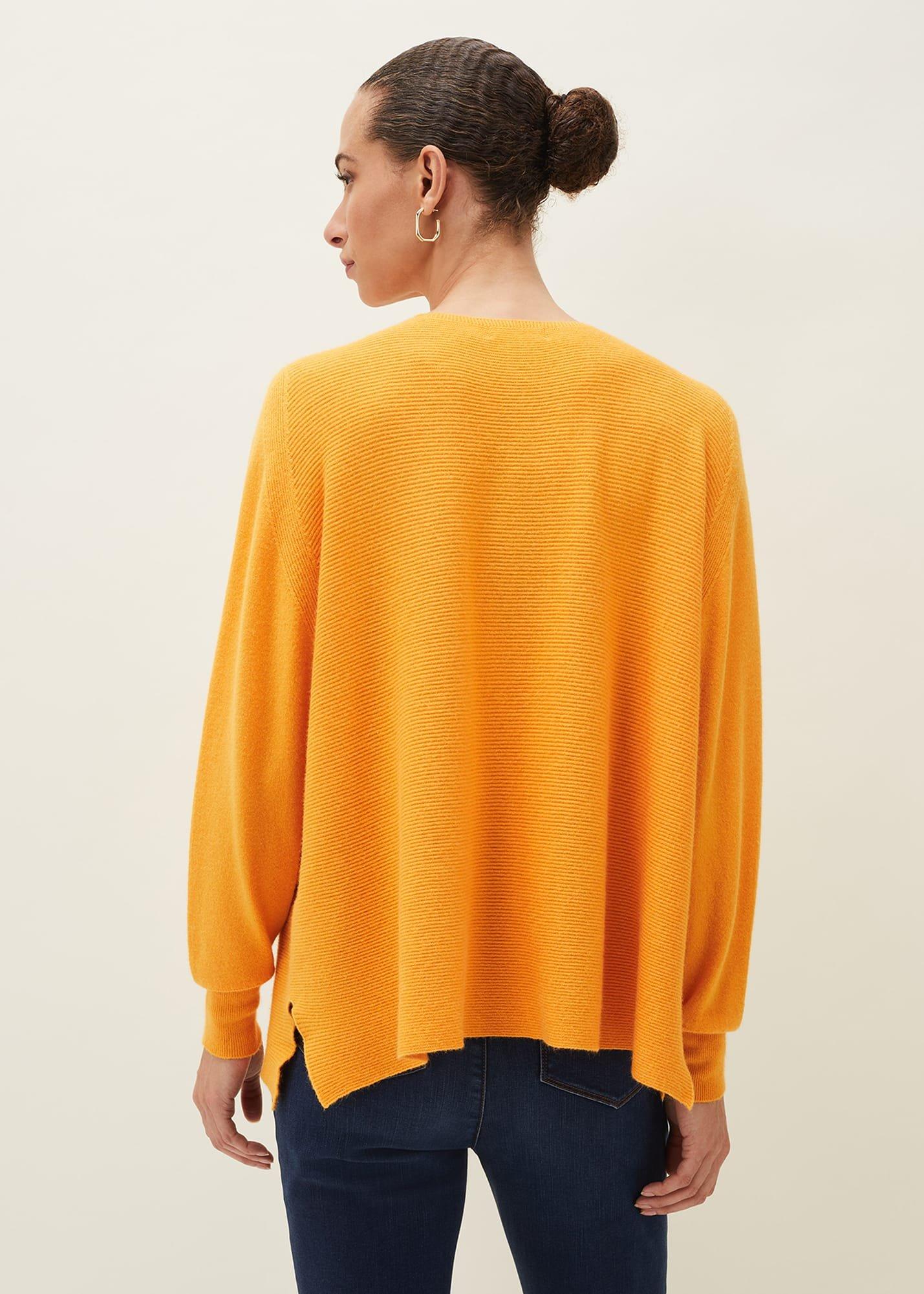 Kirste Textured Fine Knit V-Neck Jumper