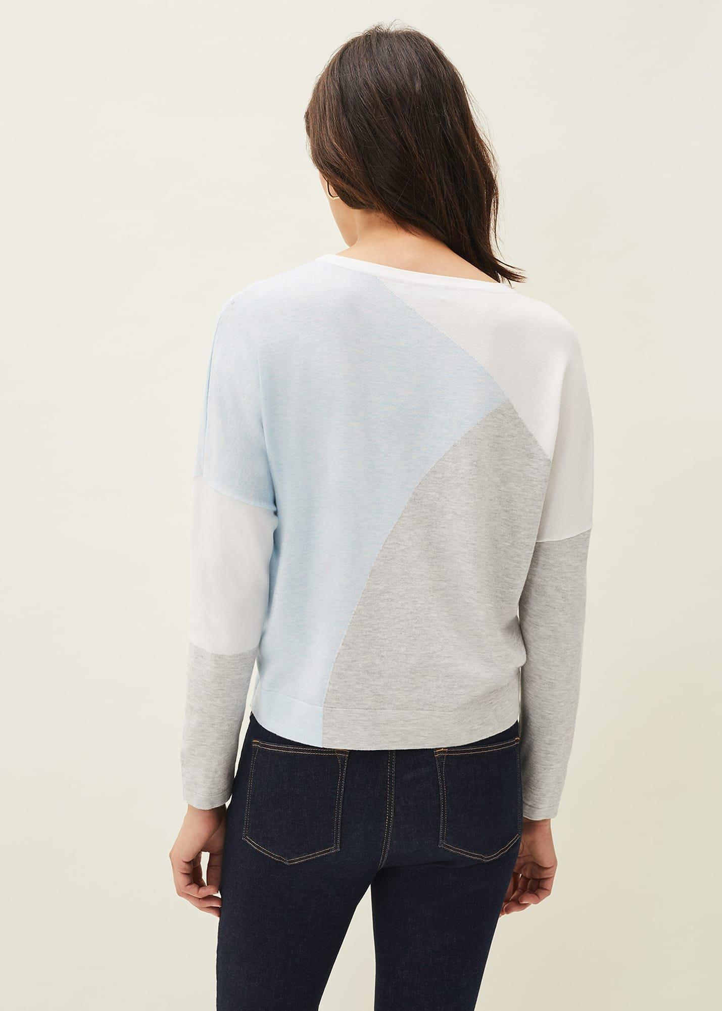 Laura Colourblock Intarsia Jumper