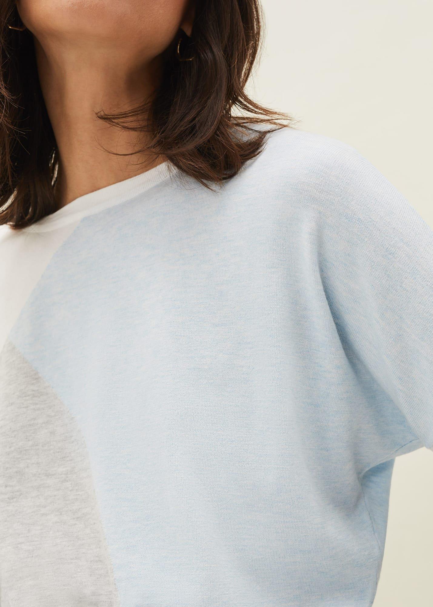 Laura Colourblock Intarsia Jumper