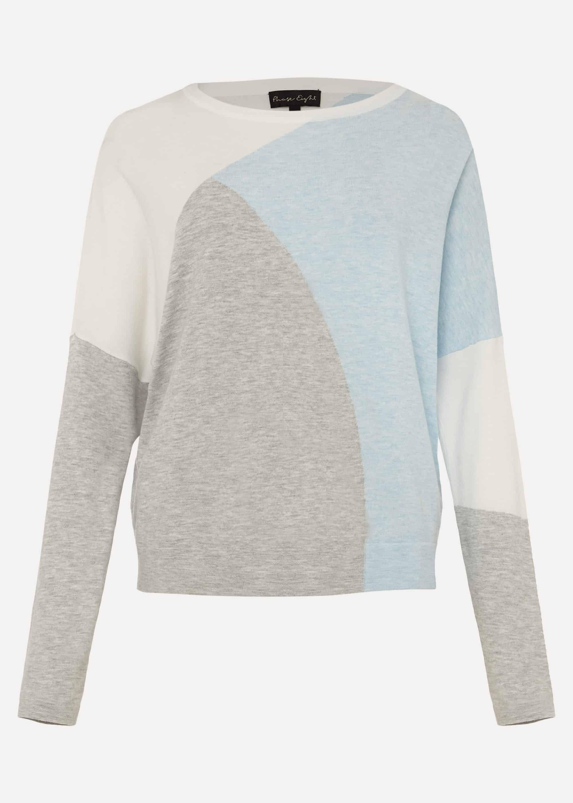 Laura Colourblock Intarsia Jumper