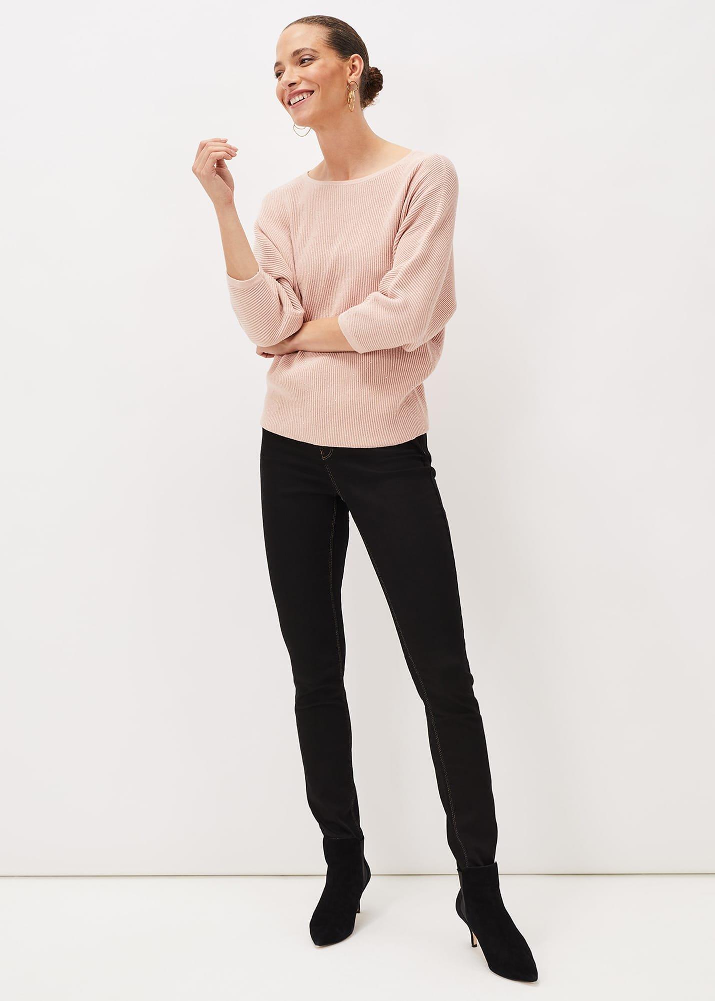 Bry Ribbed Sparkle Knit Jumper