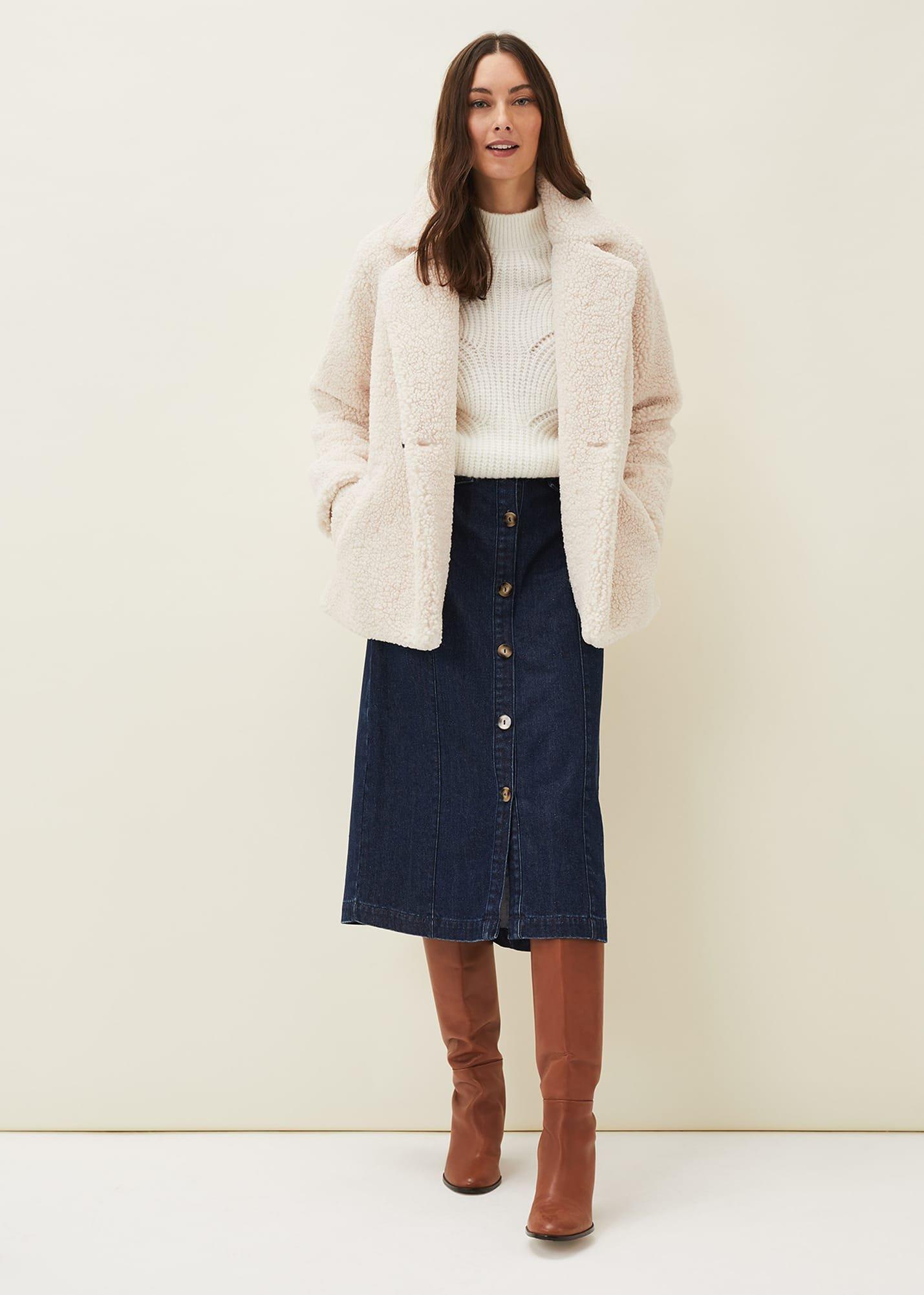 Ruby Fluffy Decorative Open Stitch Jumper