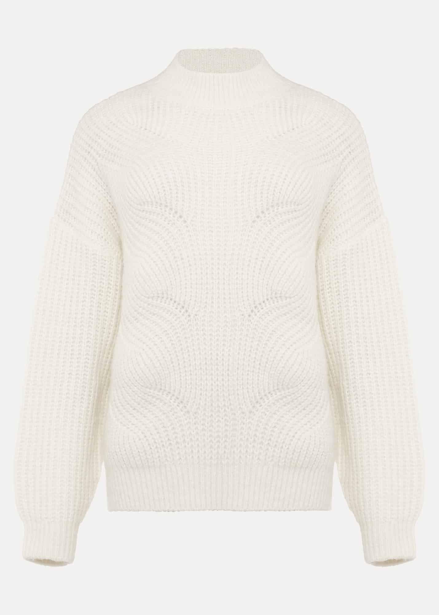 Ruby Fluffy Decorative Open Stitch Jumper