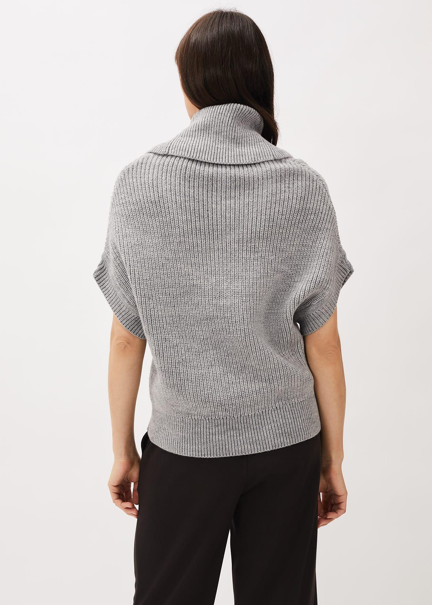 Georgina Chunky Short Sleeved Cowl Neck Jumper