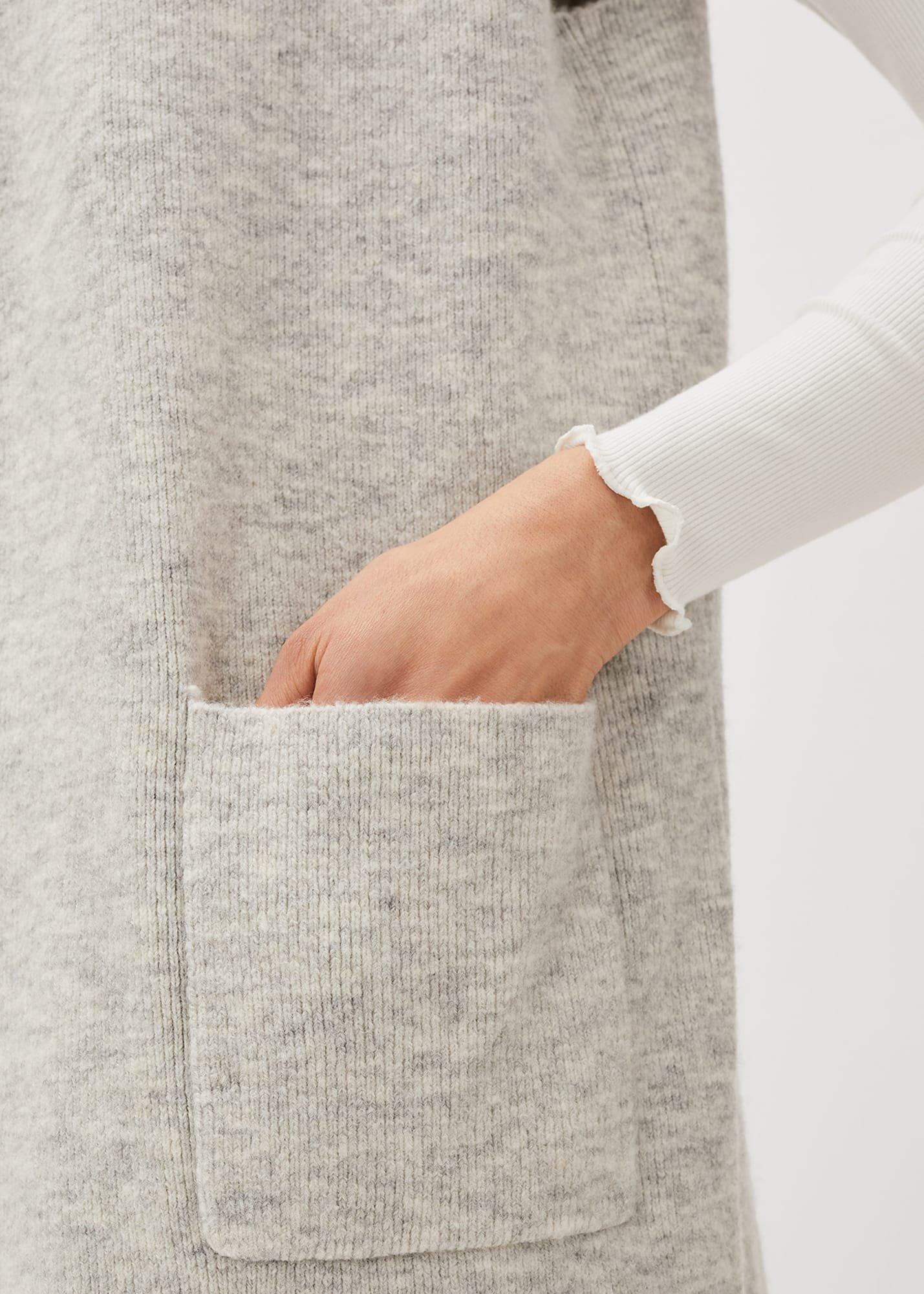 Lou Sleeveless Waterfall Longline Cardigan