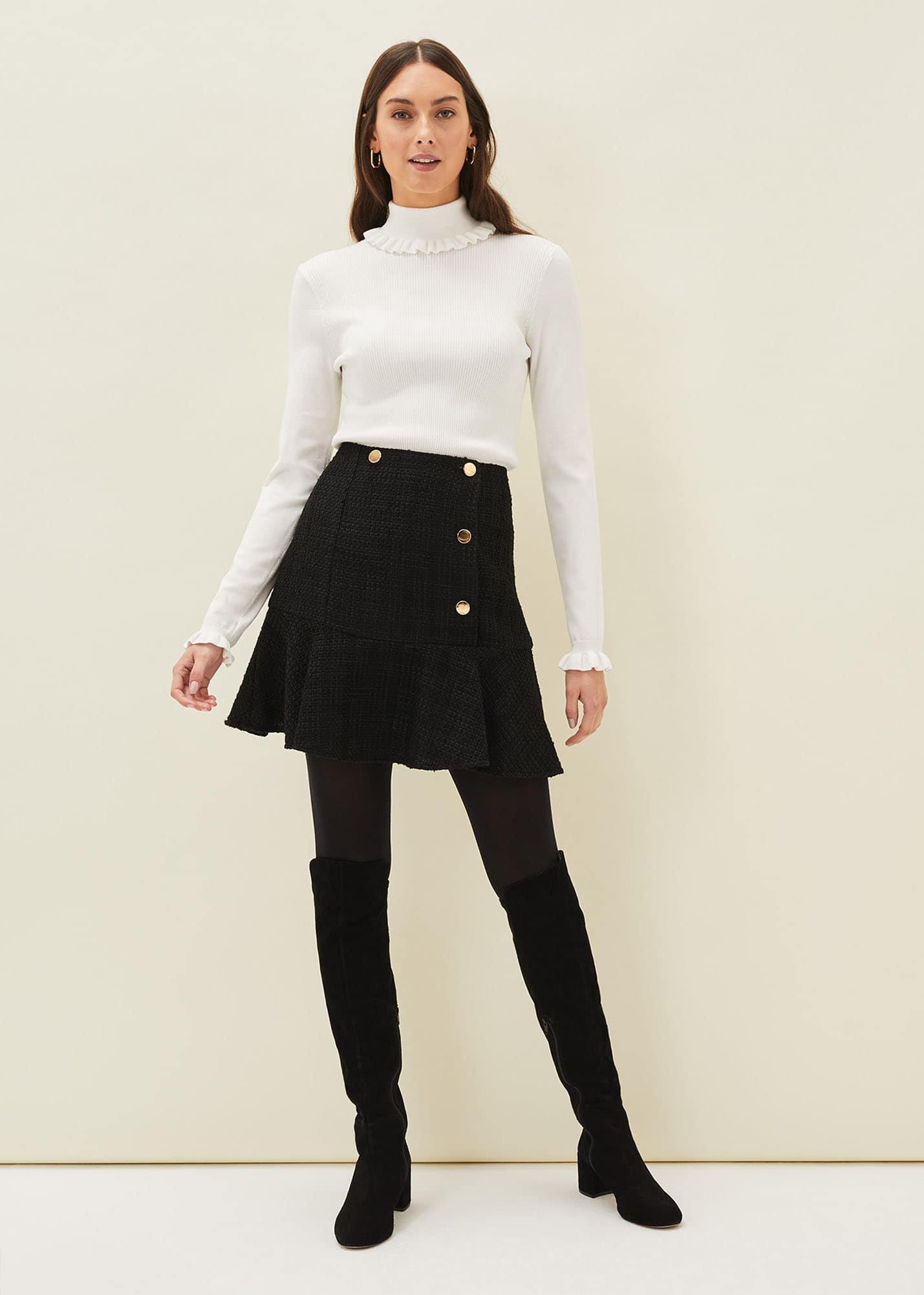 Emila Frill Detail Fine Knit Jumper