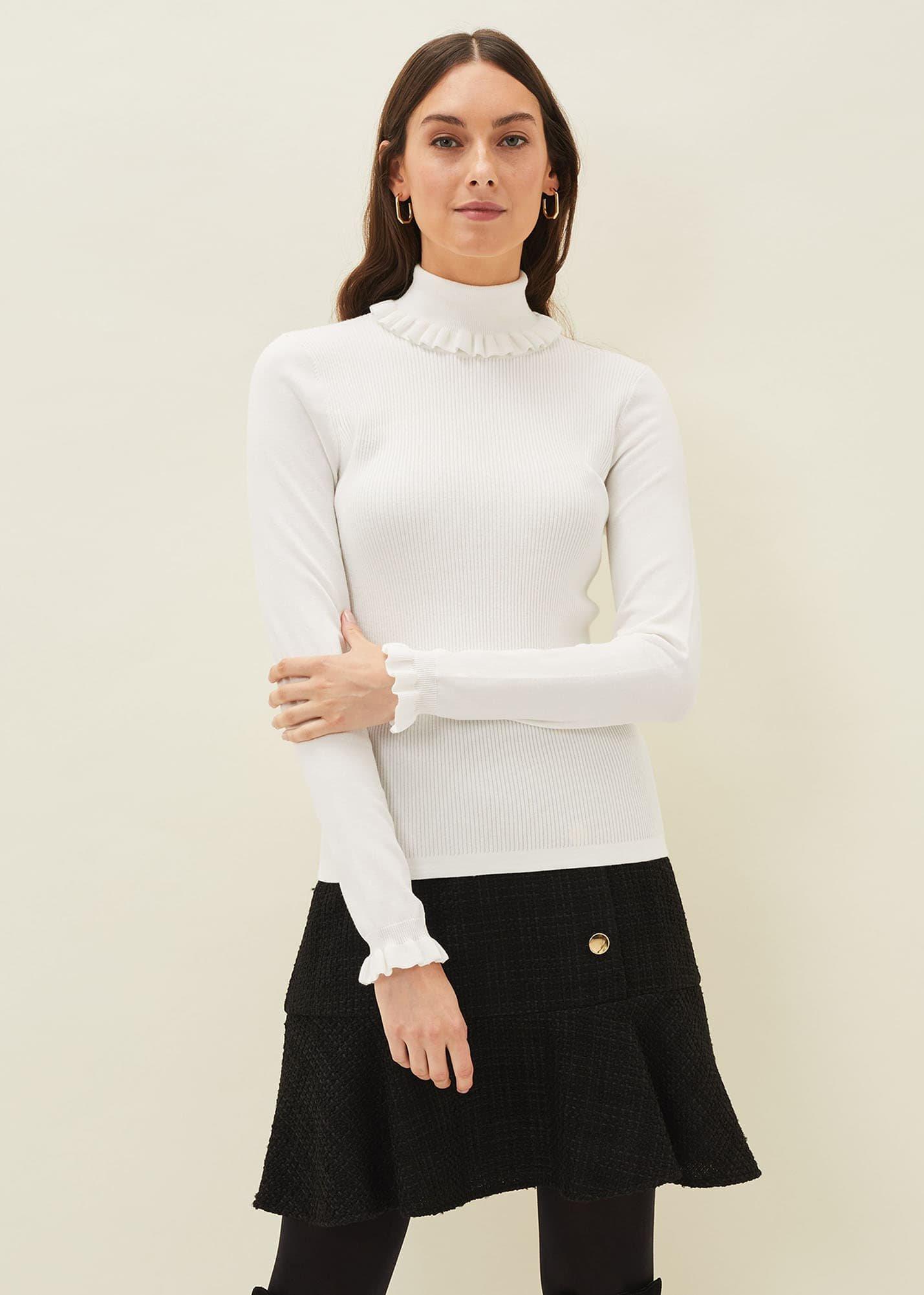 Emila Frill Detail Fine Knit Jumper