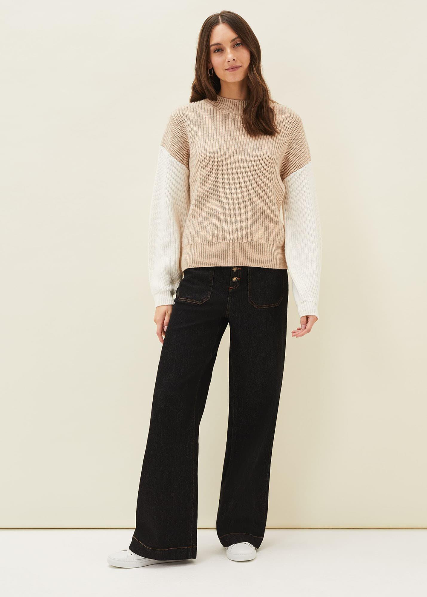Adora Colourblock Chunky Jumper
