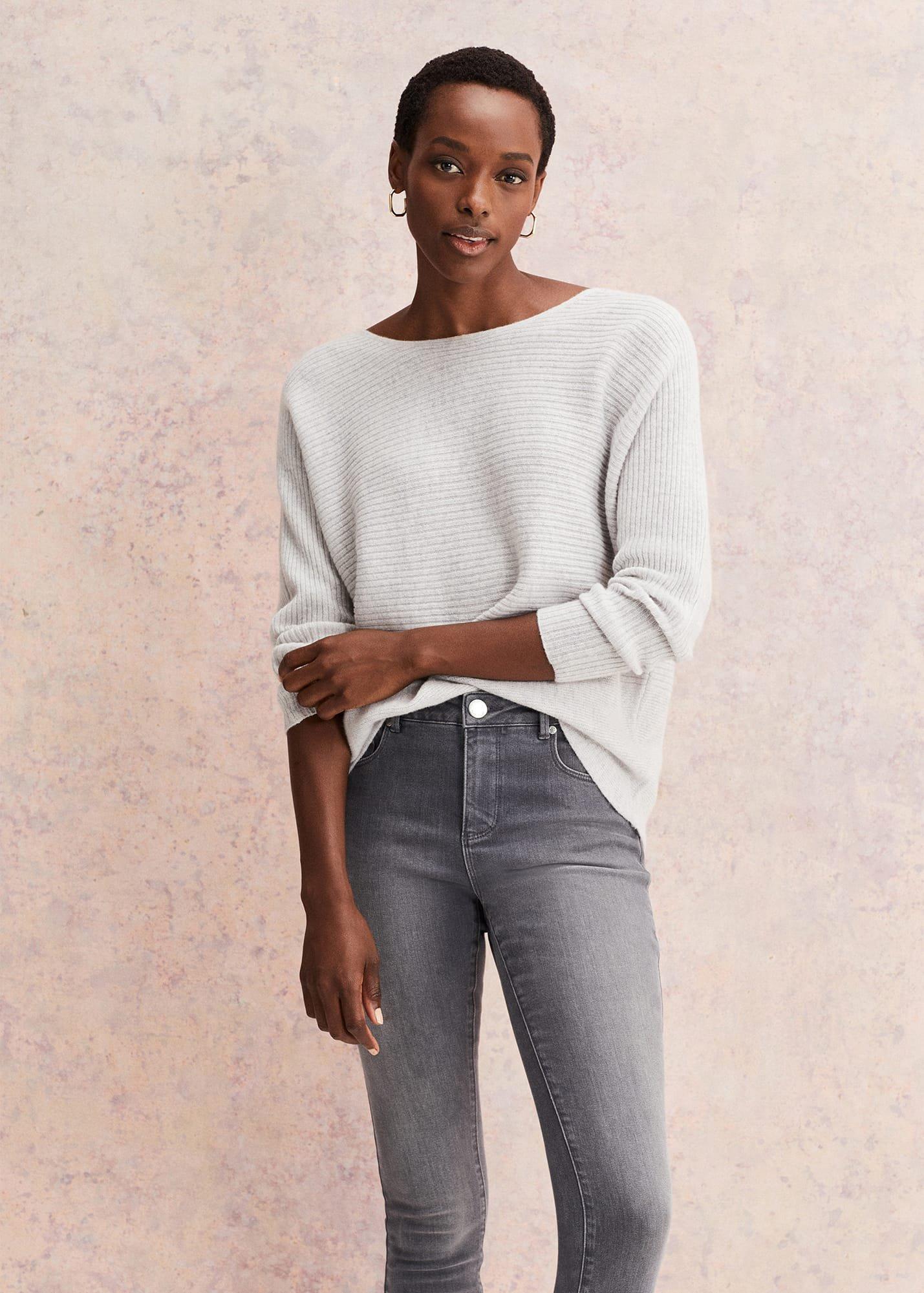Isabella Ripple Wool Cashmere Jumper