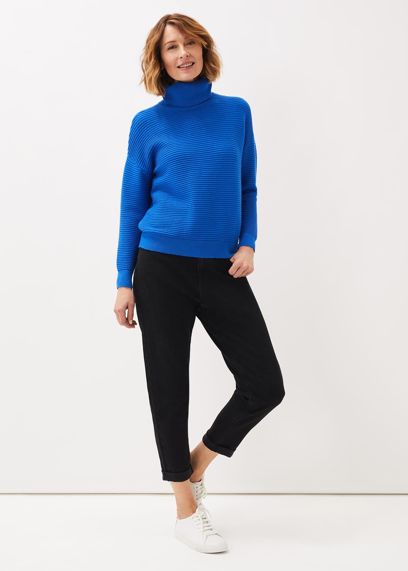 Rocco Ribbed Roll Neck Jumper