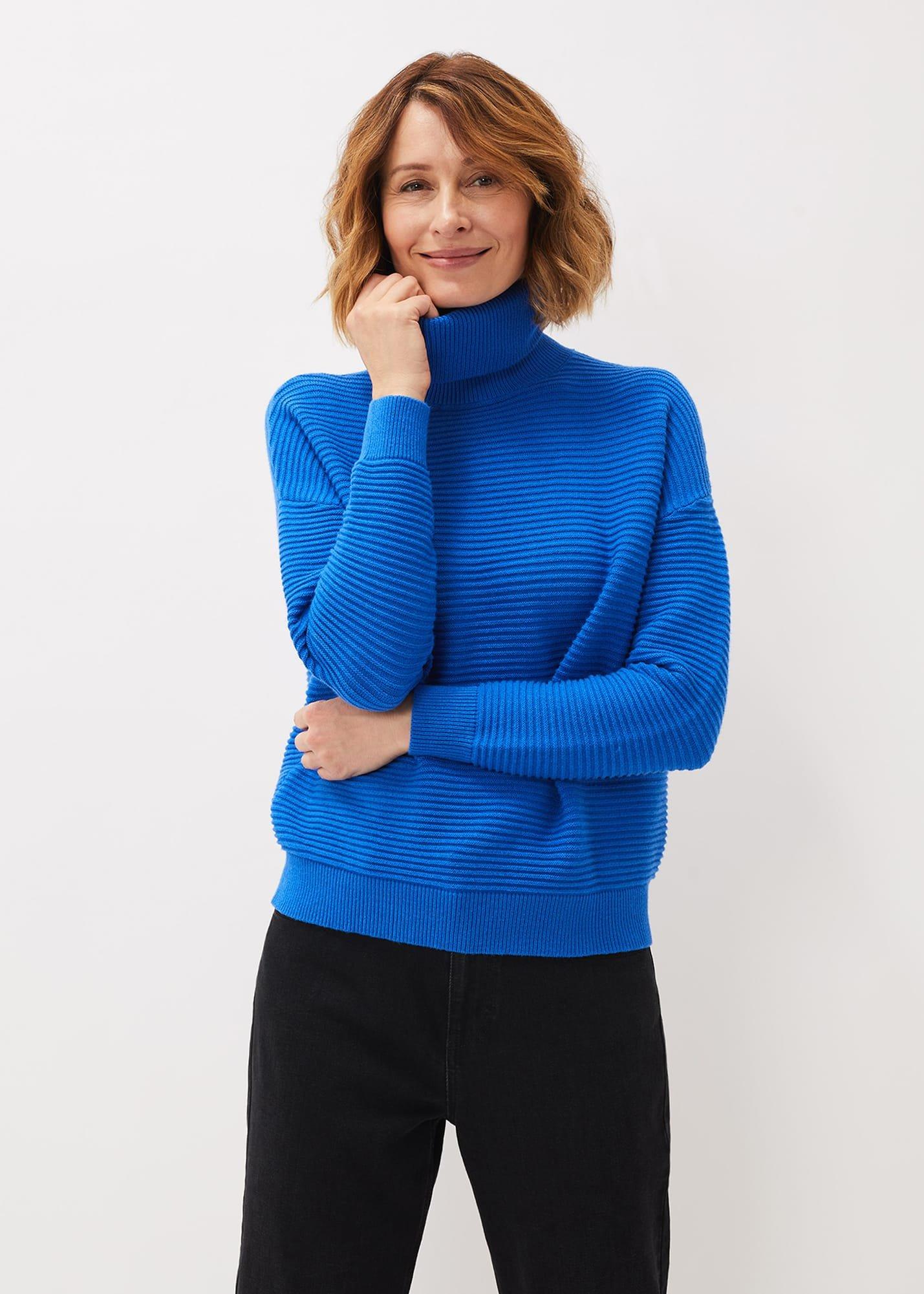 Rocco Ribbed Roll Neck Jumper