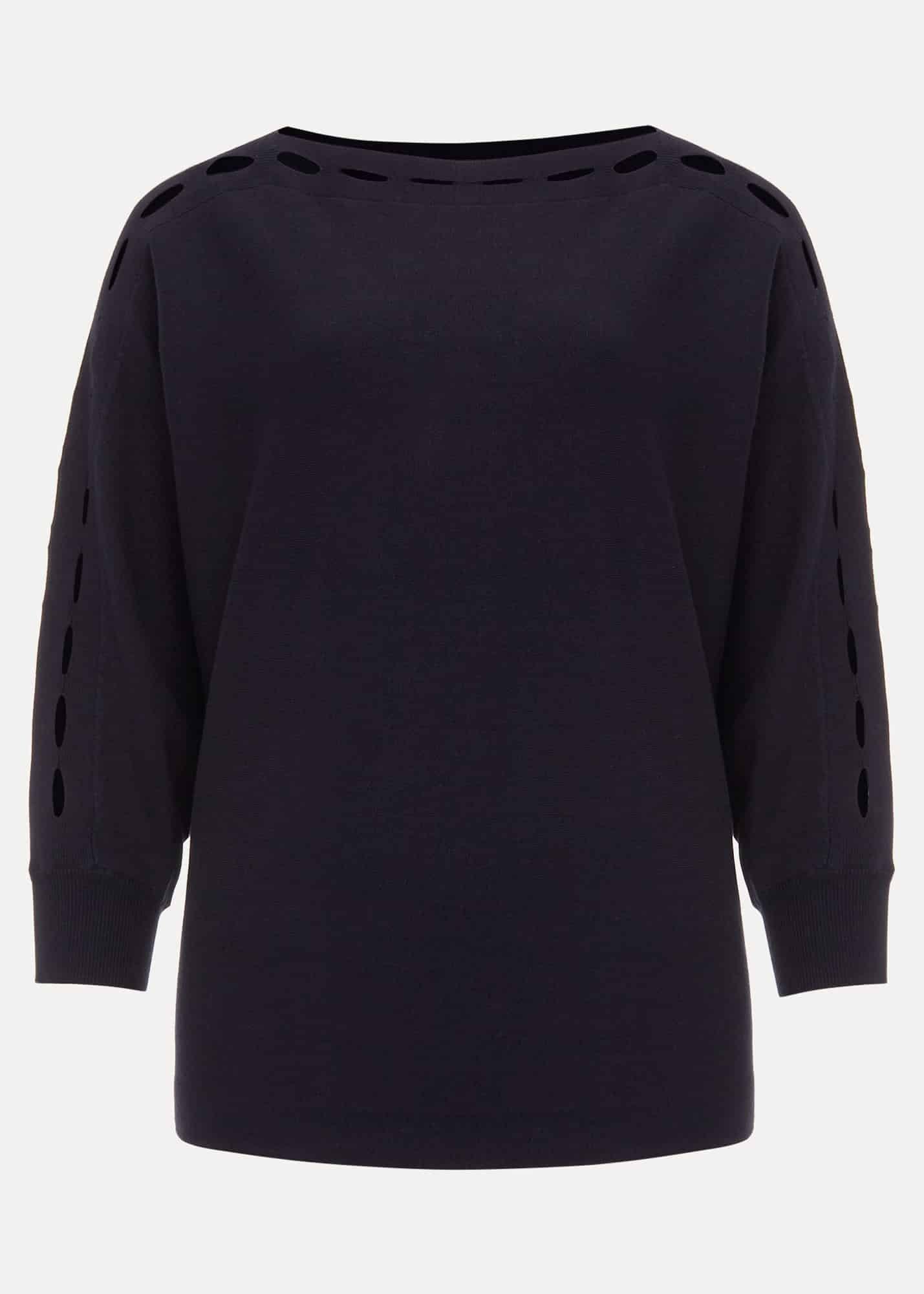 Cristine Cutwork Sleeve Detail Jumper