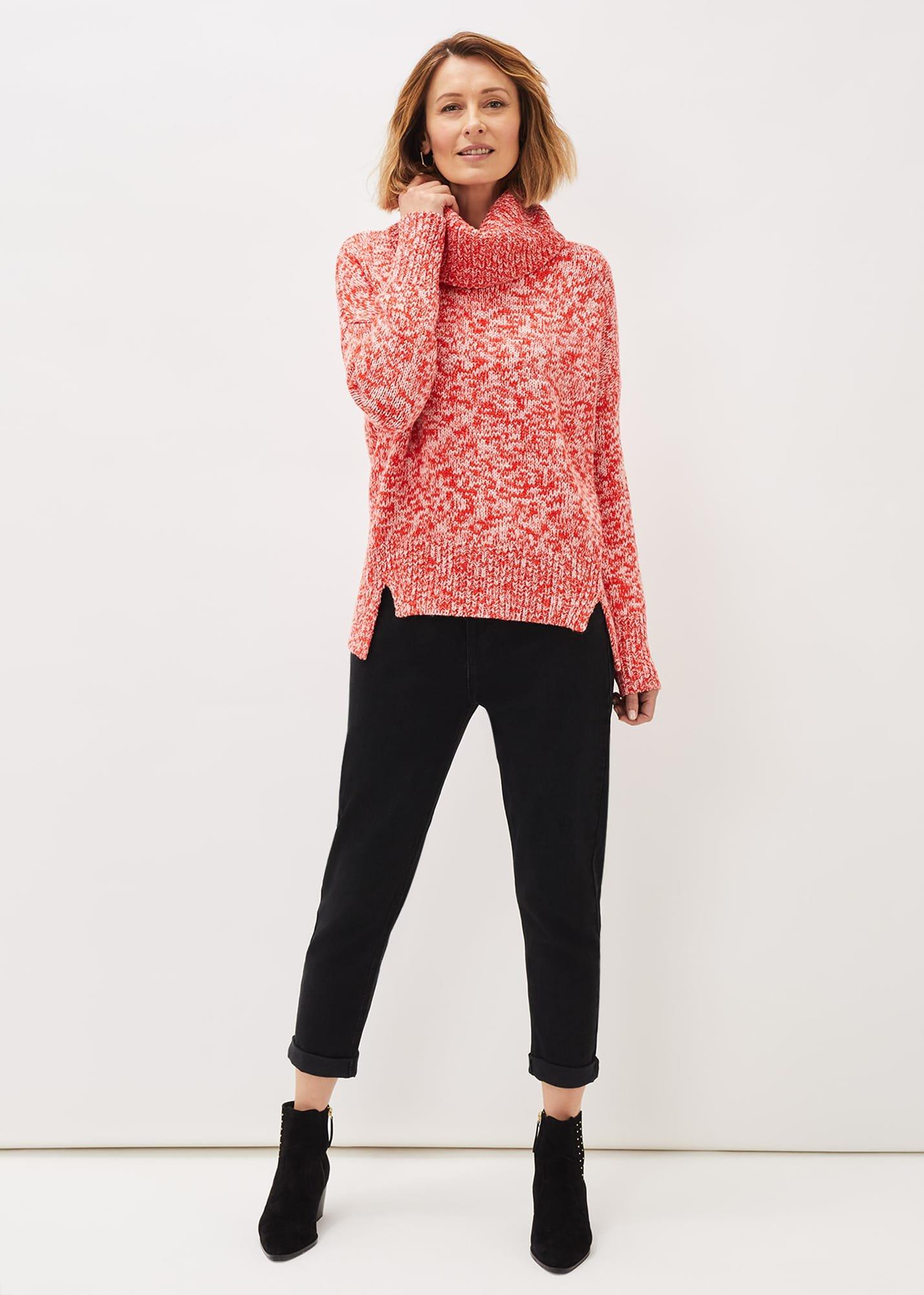 Rosia Melange Chunky Knit Jumper