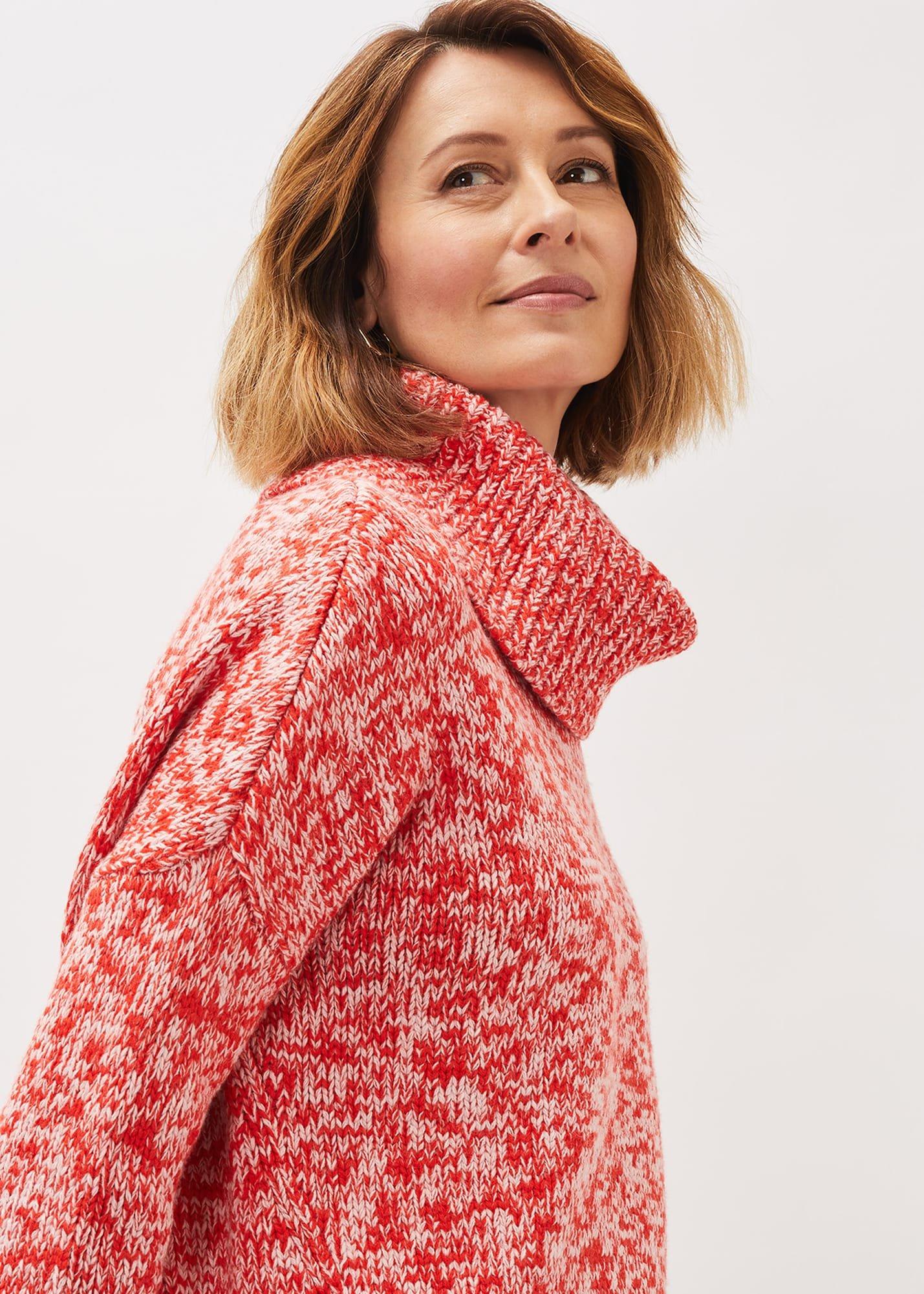 Rosia Melange Chunky Knit Jumper