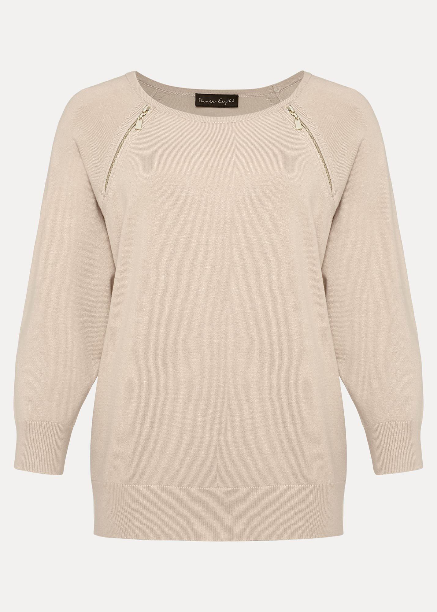 Lolan Zip Trim Knit Jumper