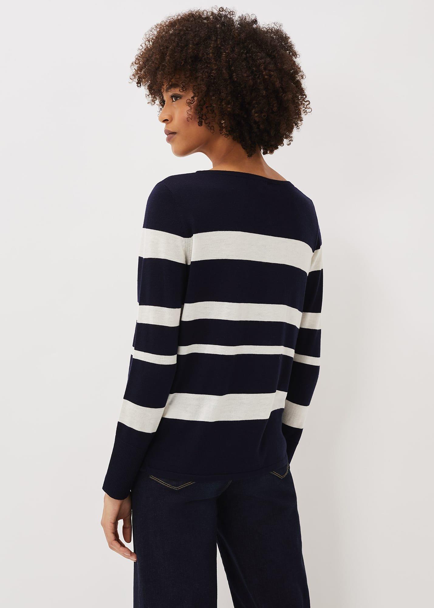 Mary Stripe Fine Knit Jumper