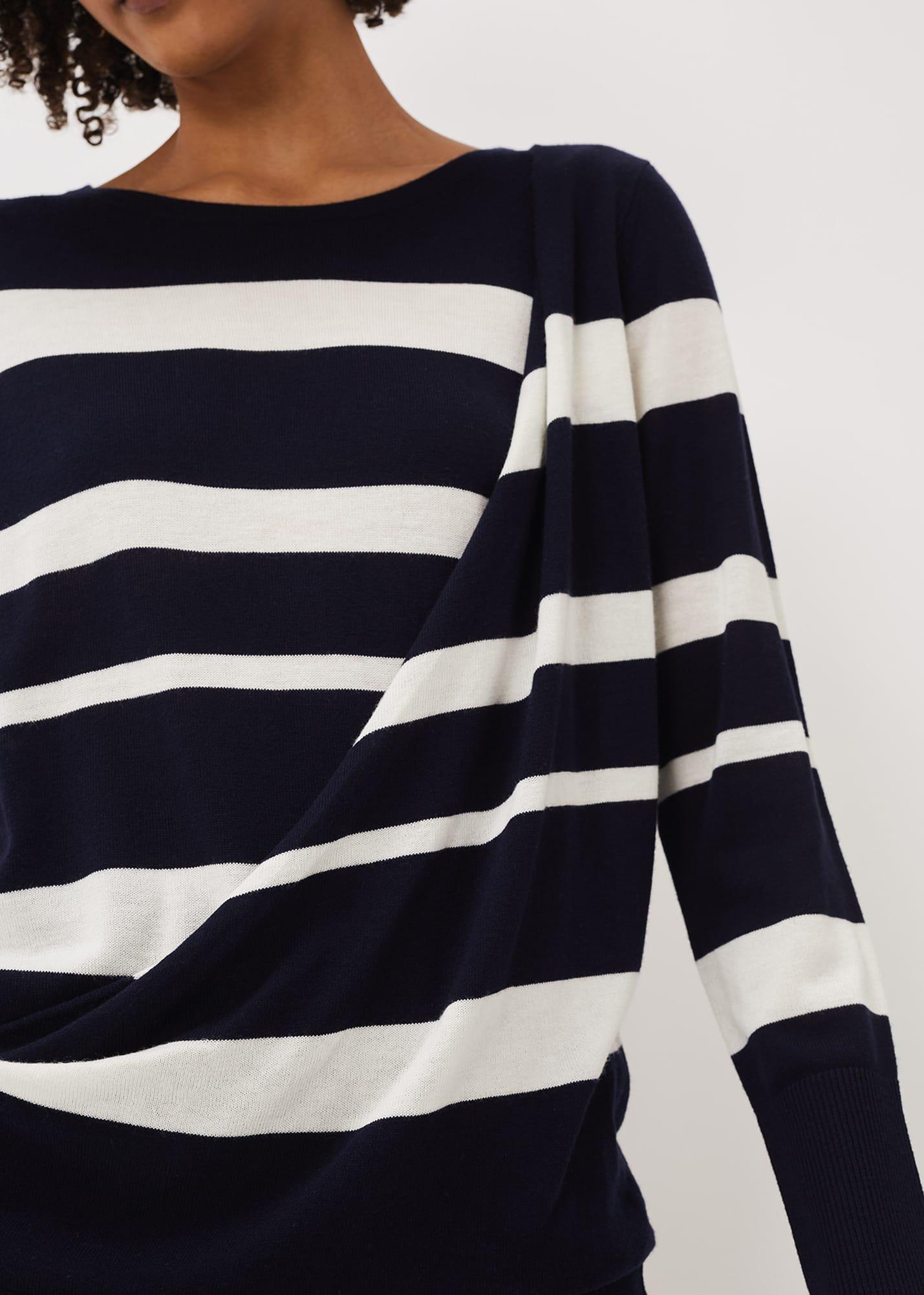 Mary Stripe Fine Knit Jumper