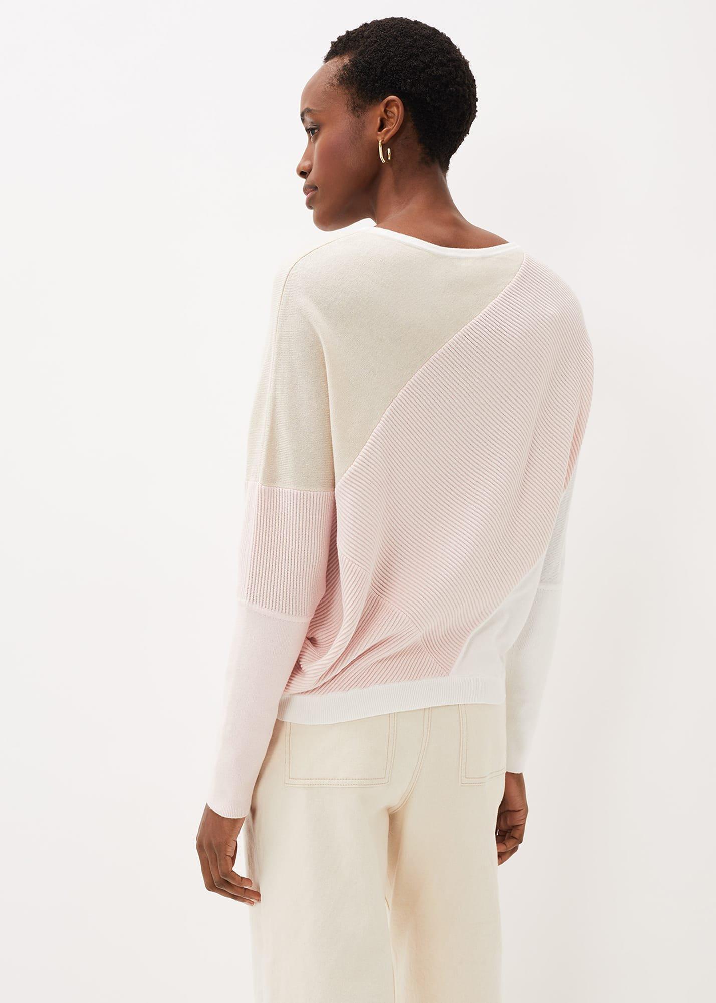 Bex Textured Colourblock Knit Jumper