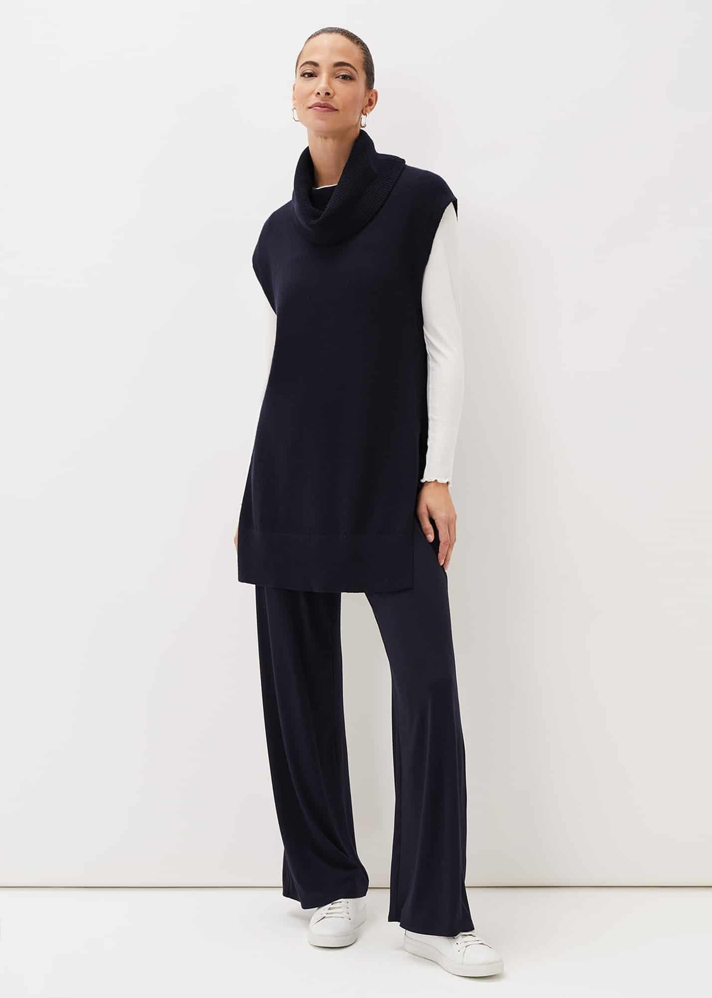 Kysa Knitted Sleeveless Tunic