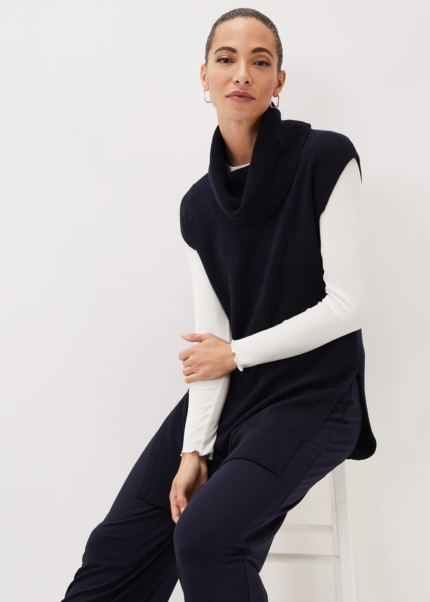 Kysa Knitted Sleeveless Tunic
