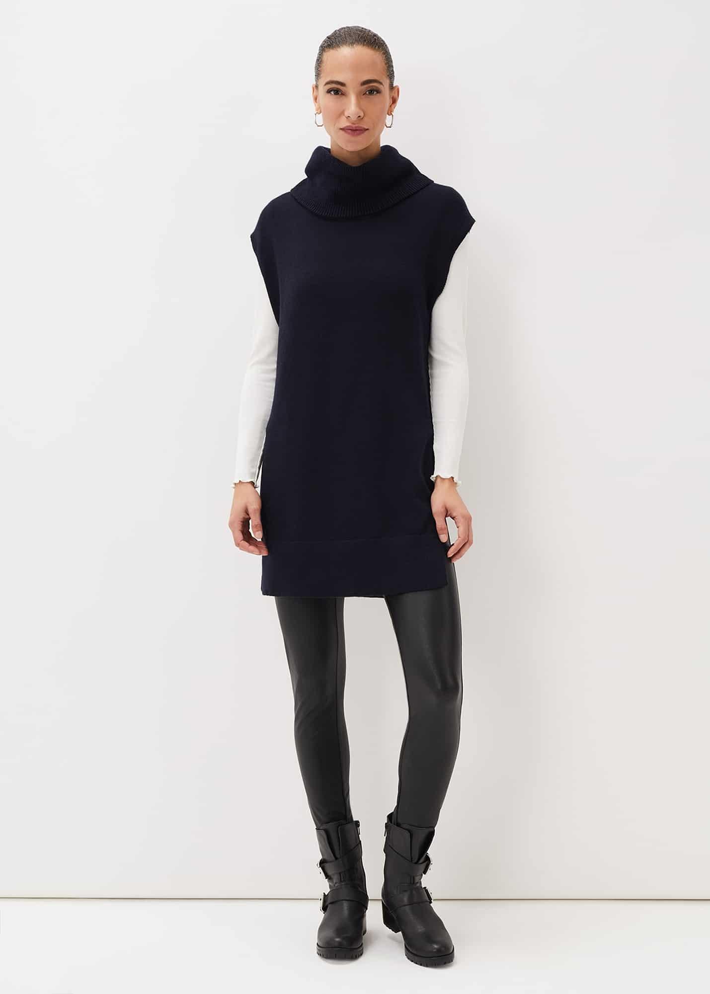 Kysa Knitted Sleeveless Tunic