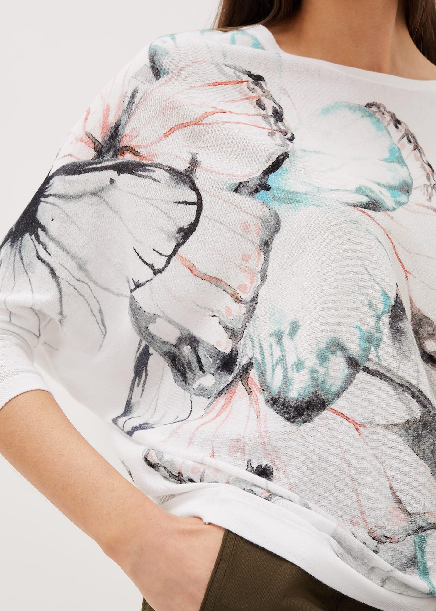 Jade Print Knit Jumper