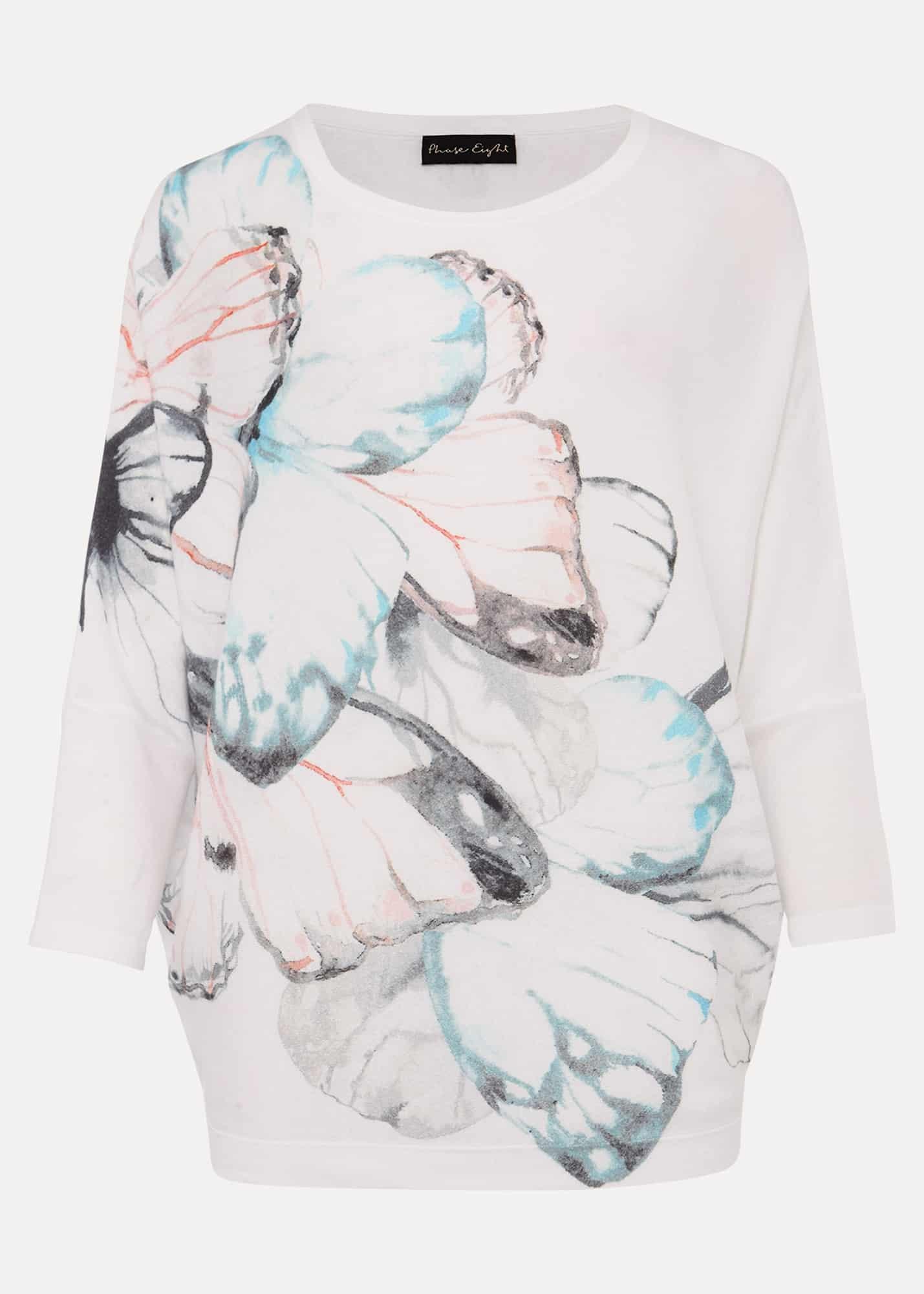 Jade Print Knit Jumper