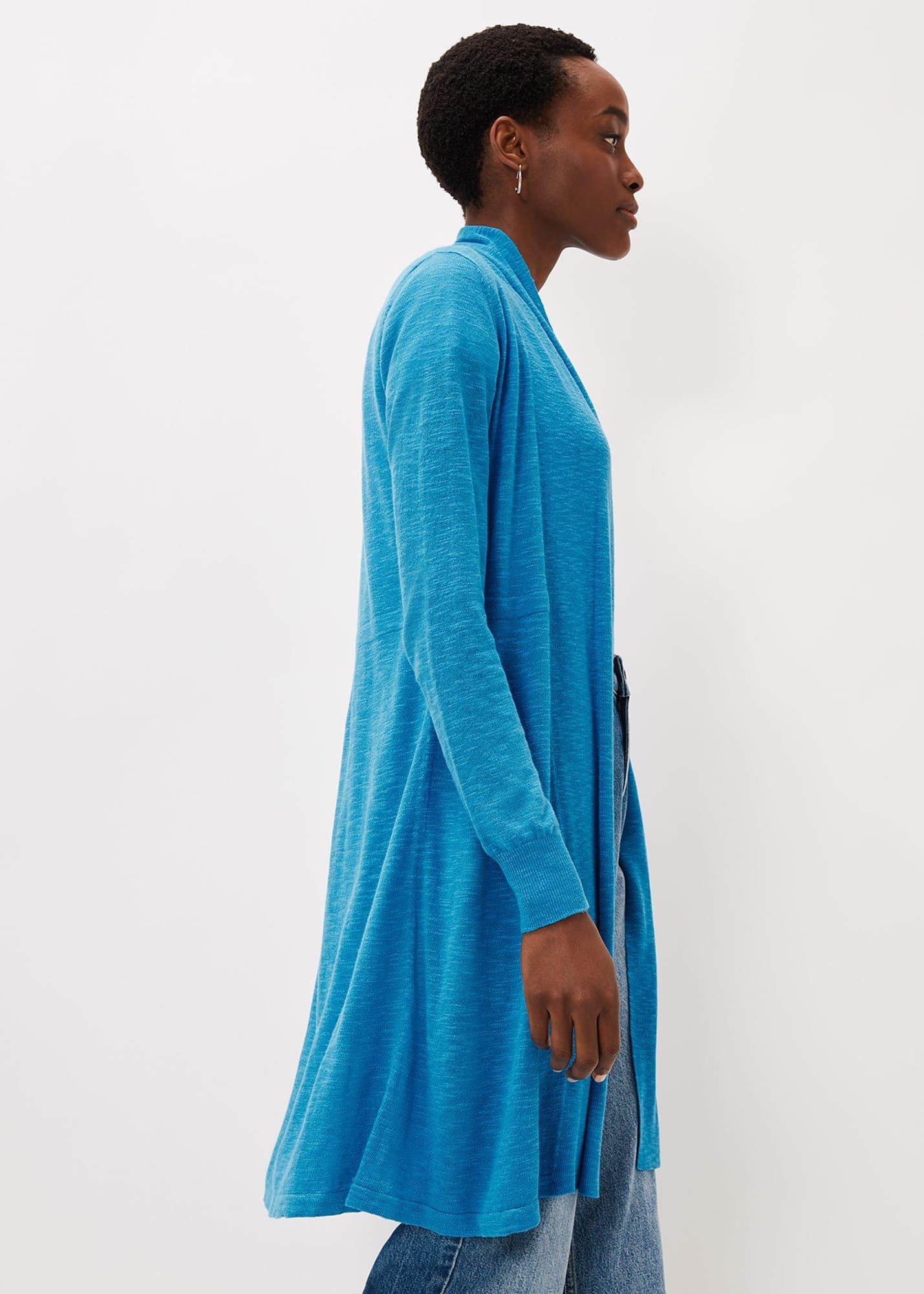 Louise Linen Longline Cardigan