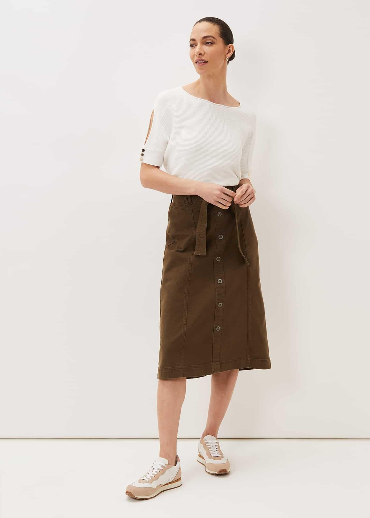 Alma Texture Cutout Sleeve Jumper