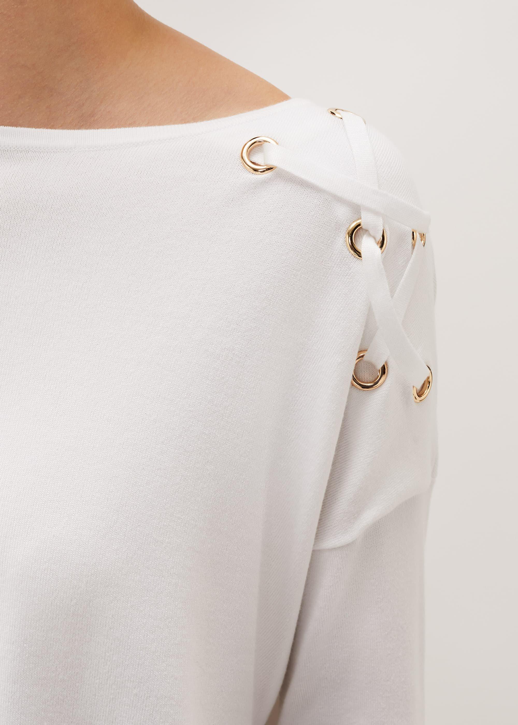 Janette Eyelet Knit Jumper
