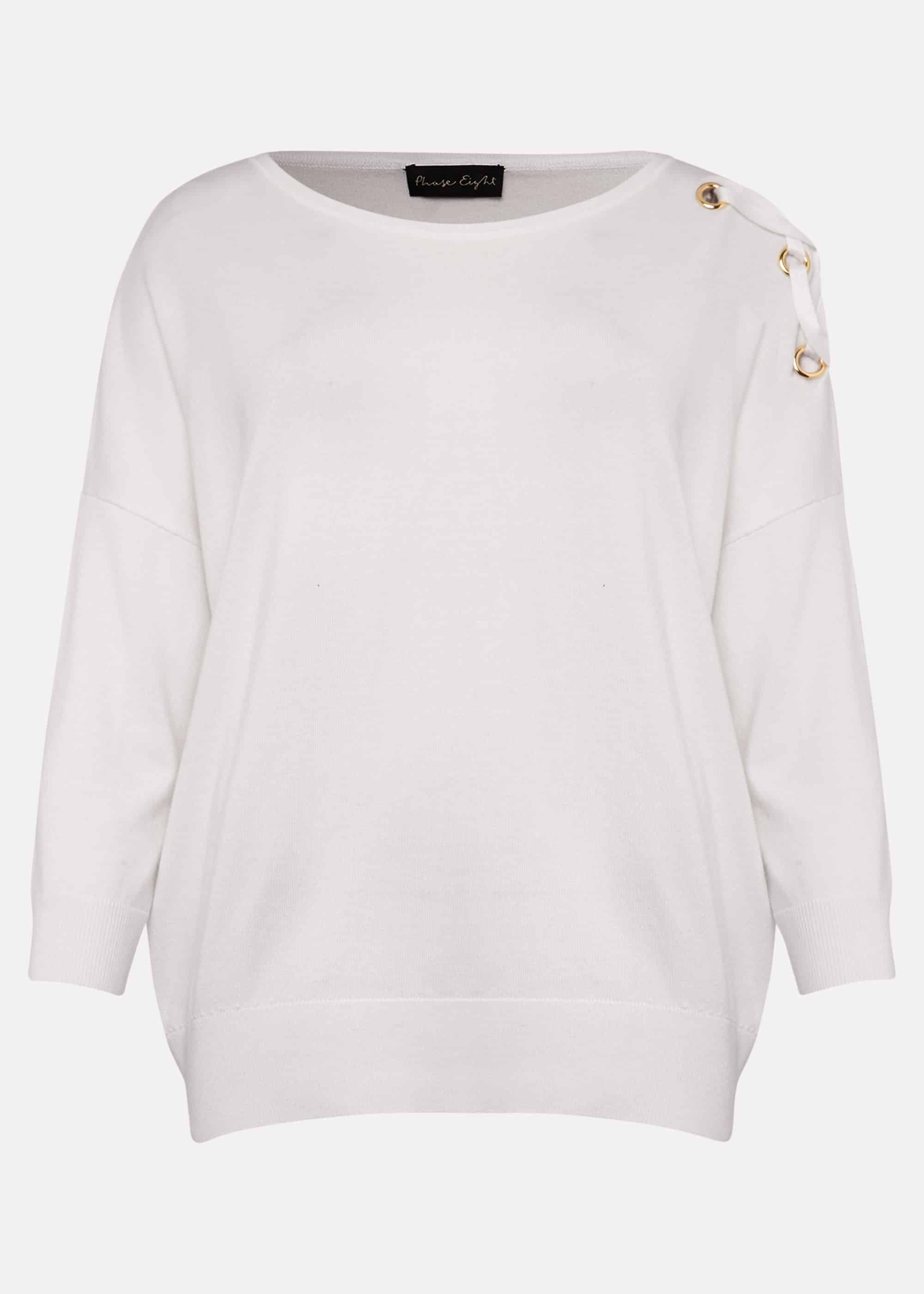 Janette Eyelet Knit Jumper