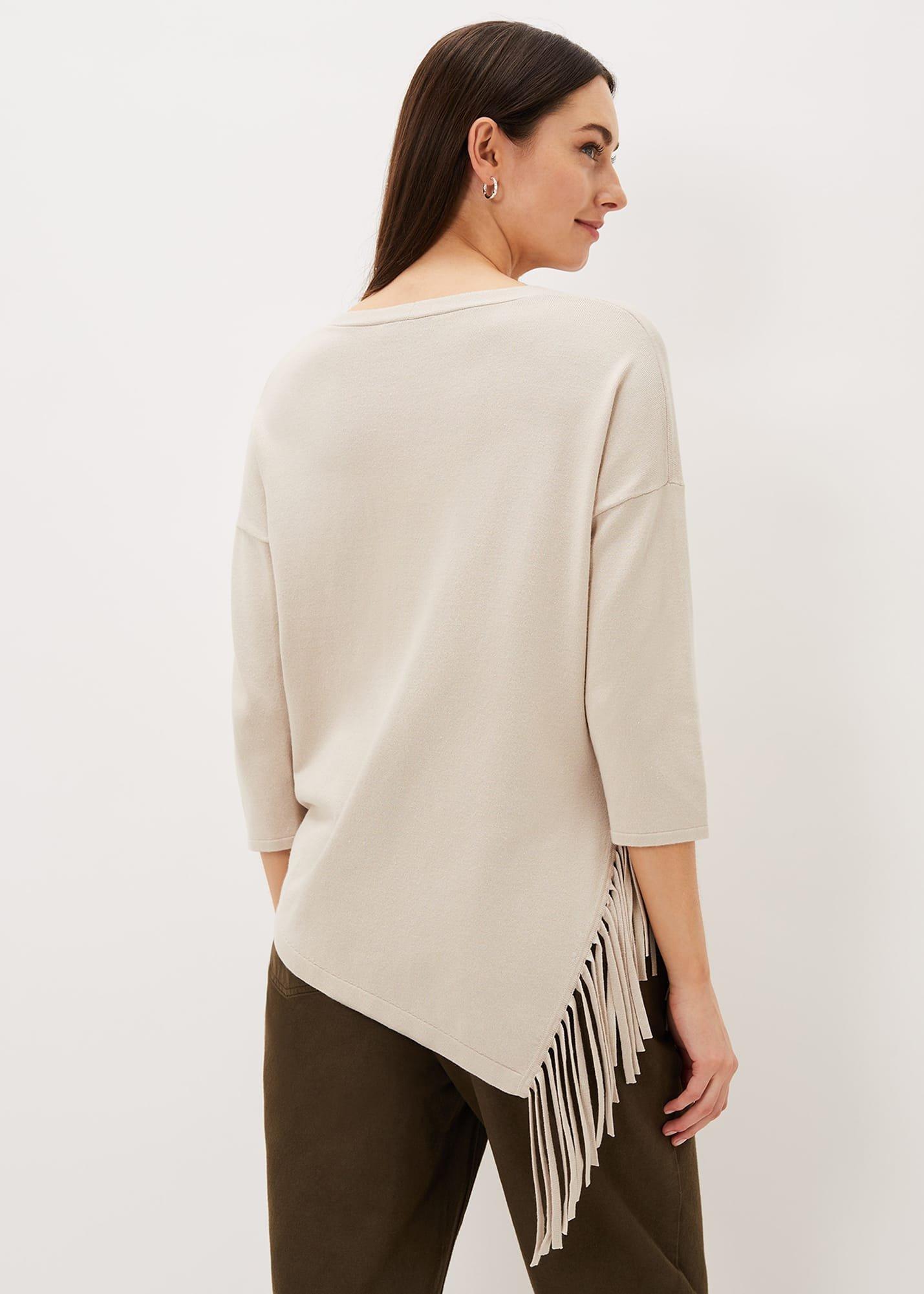 Inga Tassle Asymmetric Knit Jumper