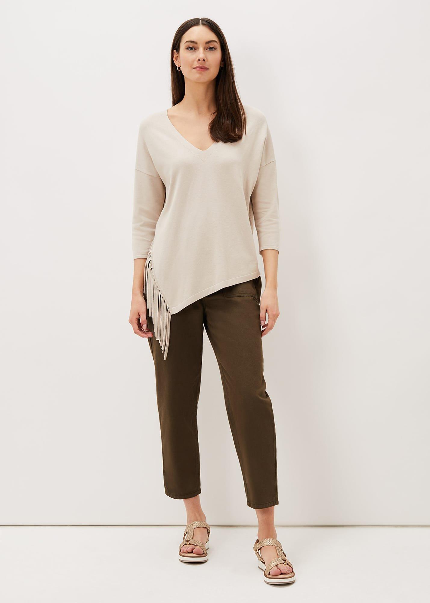 Inga Tassle Asymmetric Knit Jumper