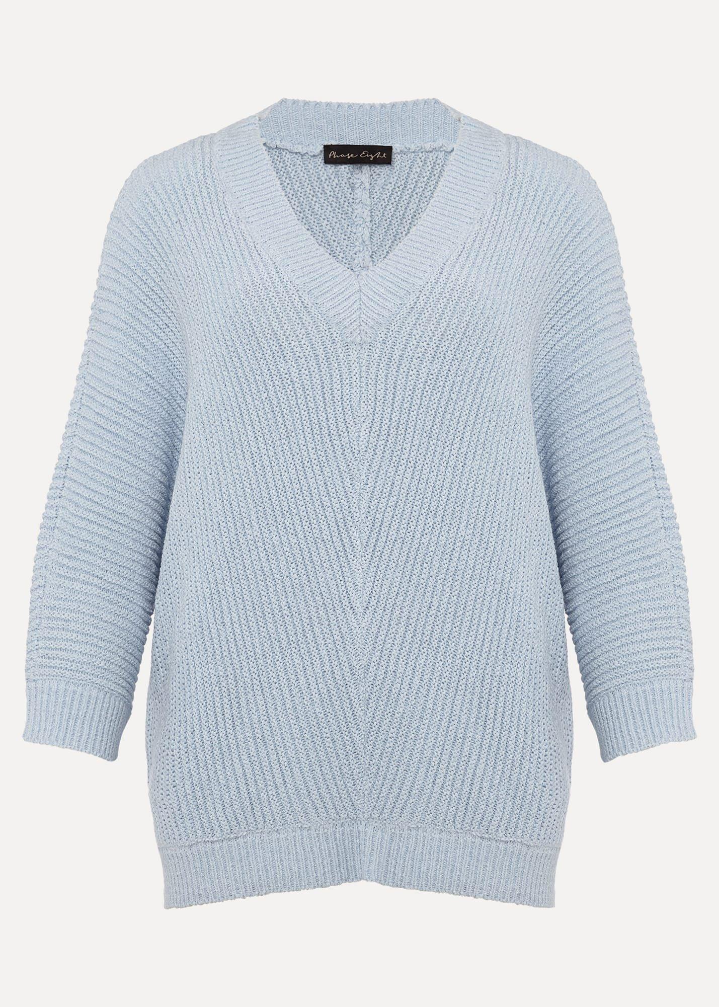 Pia V-Neck Ribbed Jumper