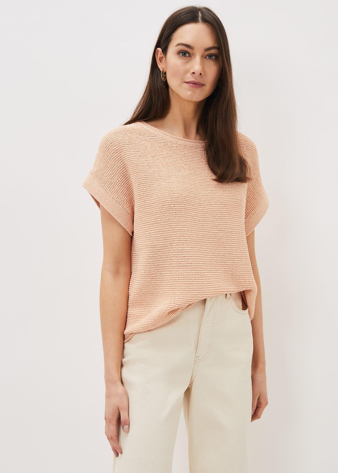 Lisa Short Sleeve Tape Knit